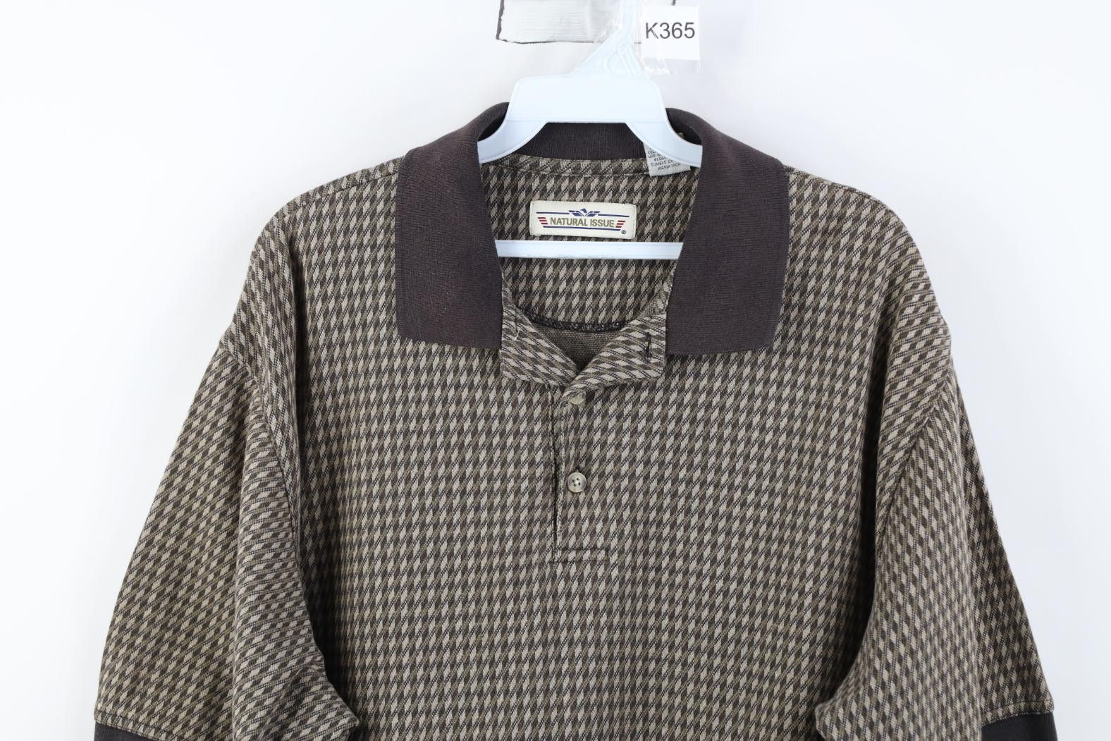 Vintage Vintage 90s Streetwear Striped Knit Collared Golf Polo Shirt Size US L / EU 52-54 / 3 - 2 Thumbnail