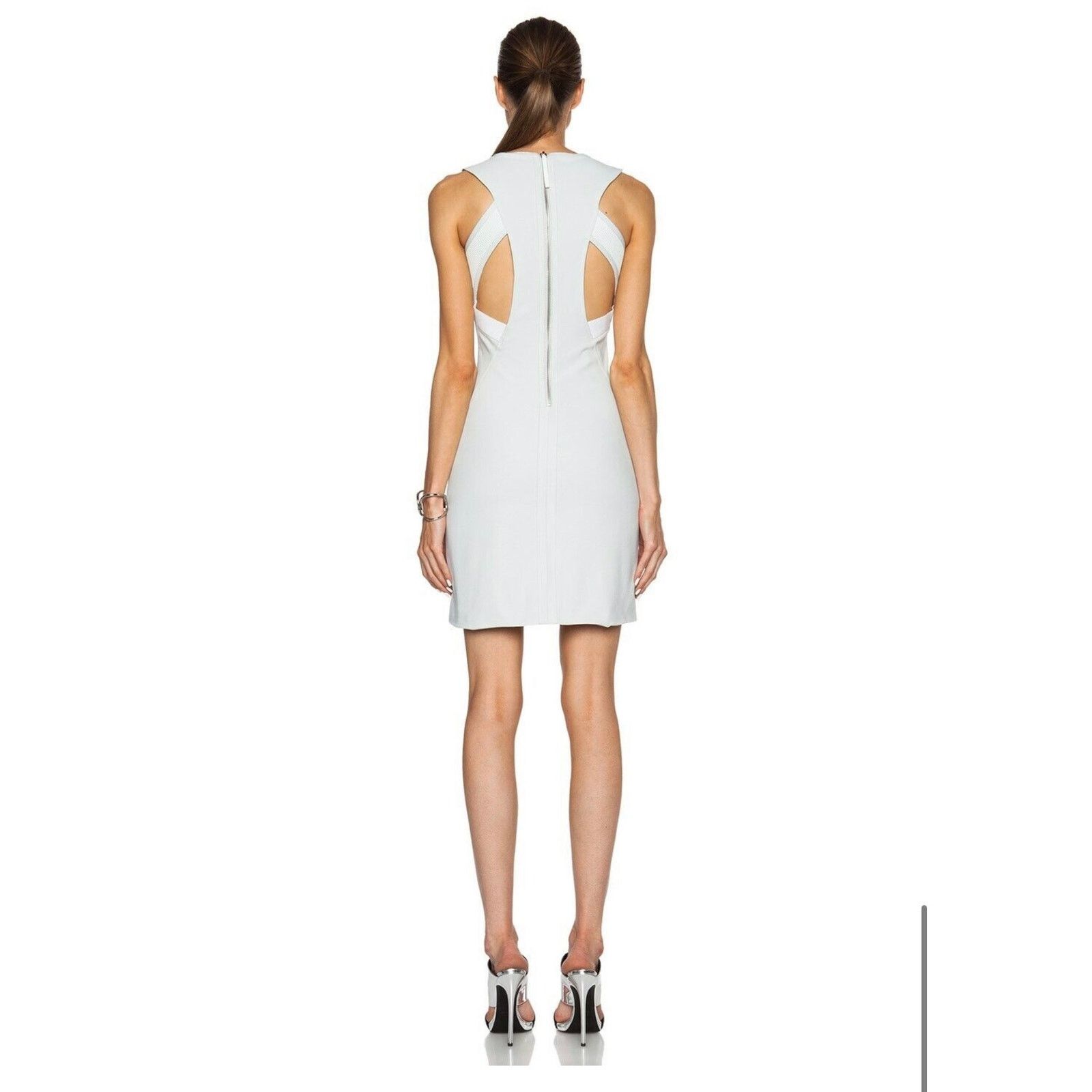 Helmut Lang Helmut Lang Light Blue Gray Sleeveless Dress size 6 Size M / US 6-8 / IT 42-44 - 2 Thumbnail