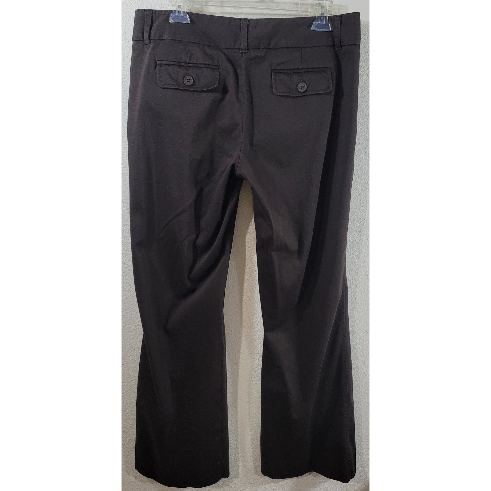 Other New York & Co Brown Flat Front Bootcut Dress Pants 12 Size 34" / US 12 / IT 48 - 2 Thumbnail