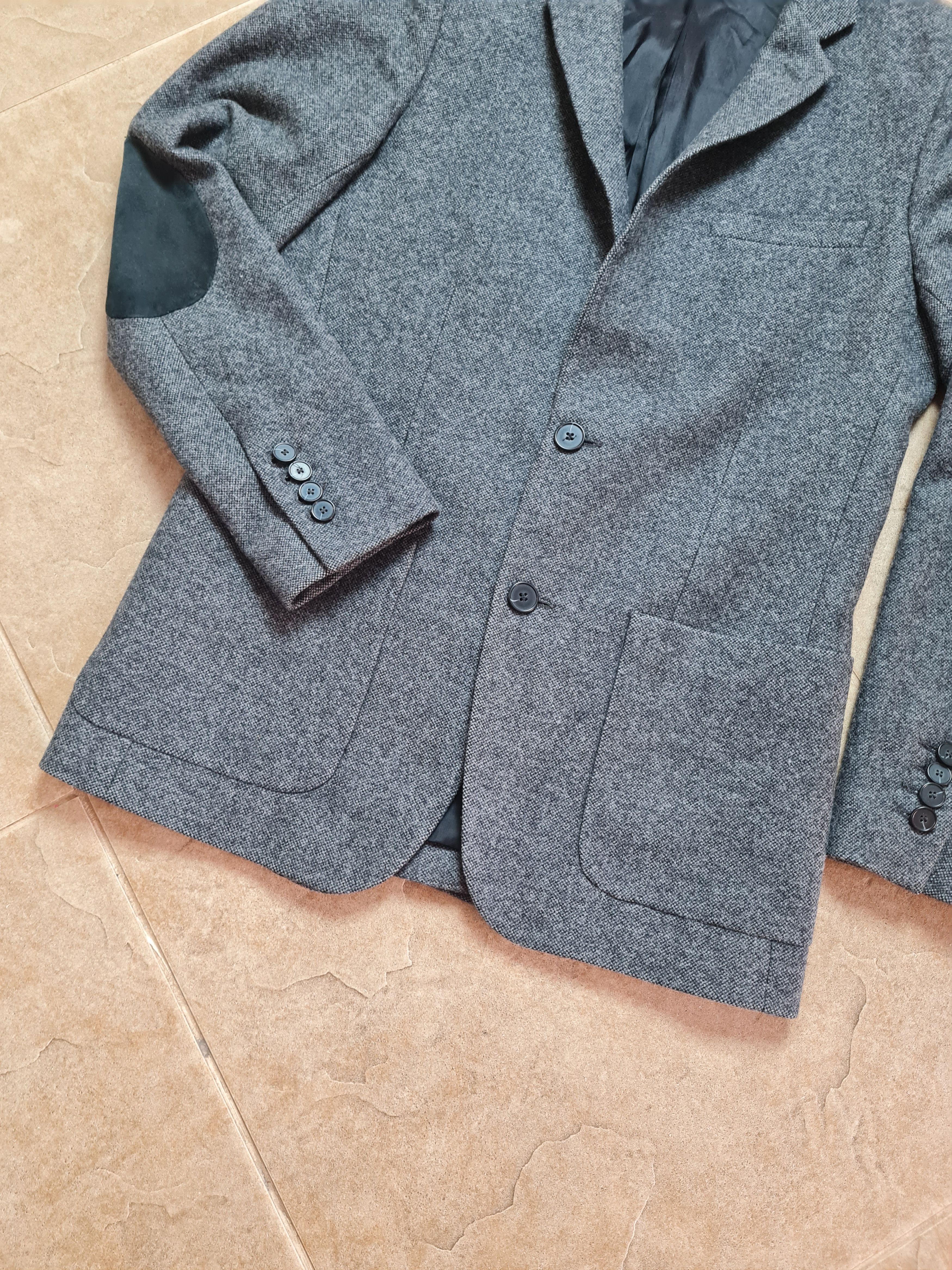 Sandro Jacket Sandro Paris Belted Blazer in Grey Wool Size 46 Size US S / EU 44-46 / 1 - 4 Thumbnail