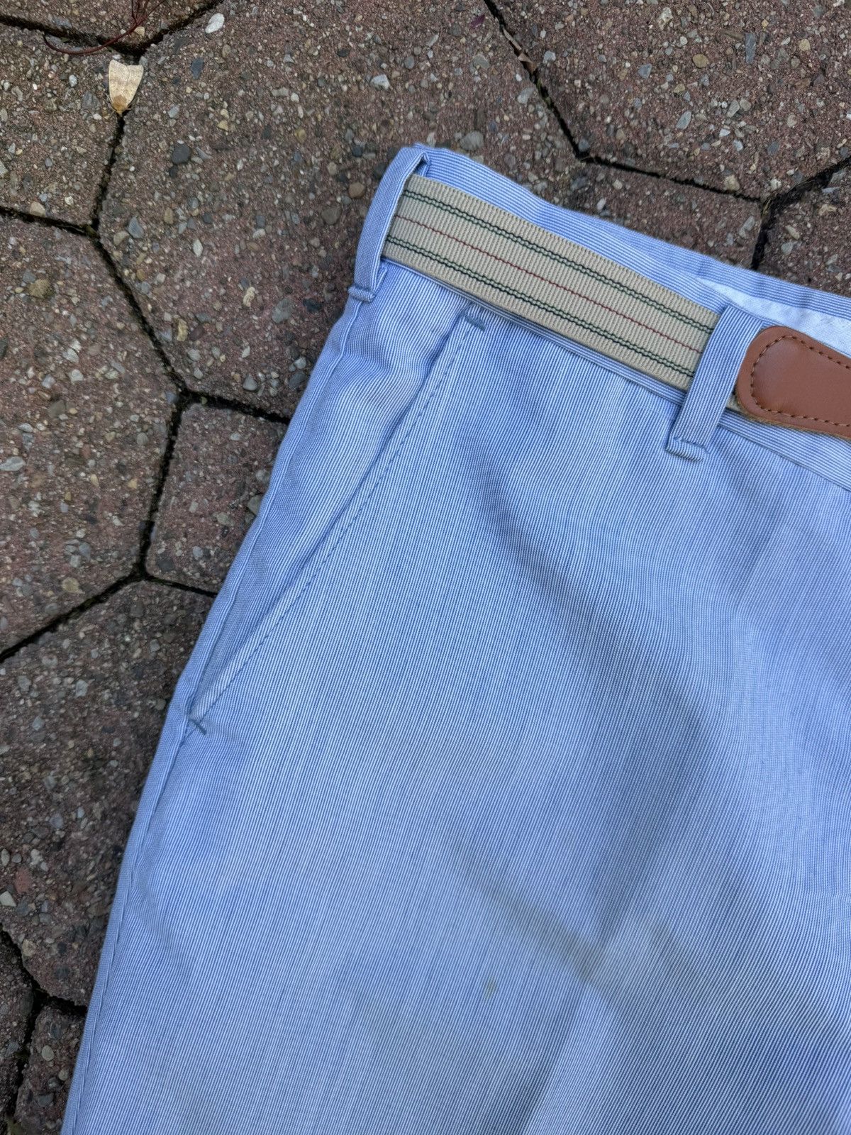 Vintage Vintage 1960s Handmade Blue Slacks Pants Custom 1of1 USA Size US 34 / EU 50 - 6 Thumbnail
