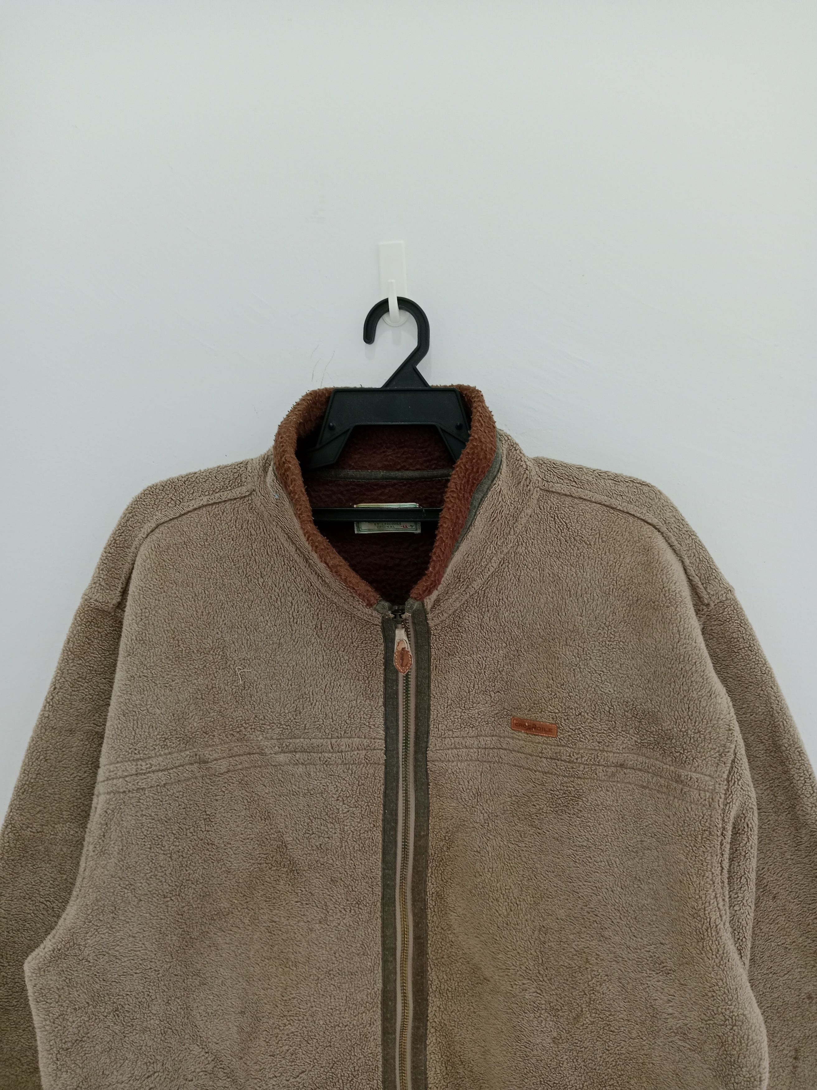 Vintage Vintage Crocodile Fleece Jacket Size US L / EU 52-54 / 3 - 4 Thumbnail
