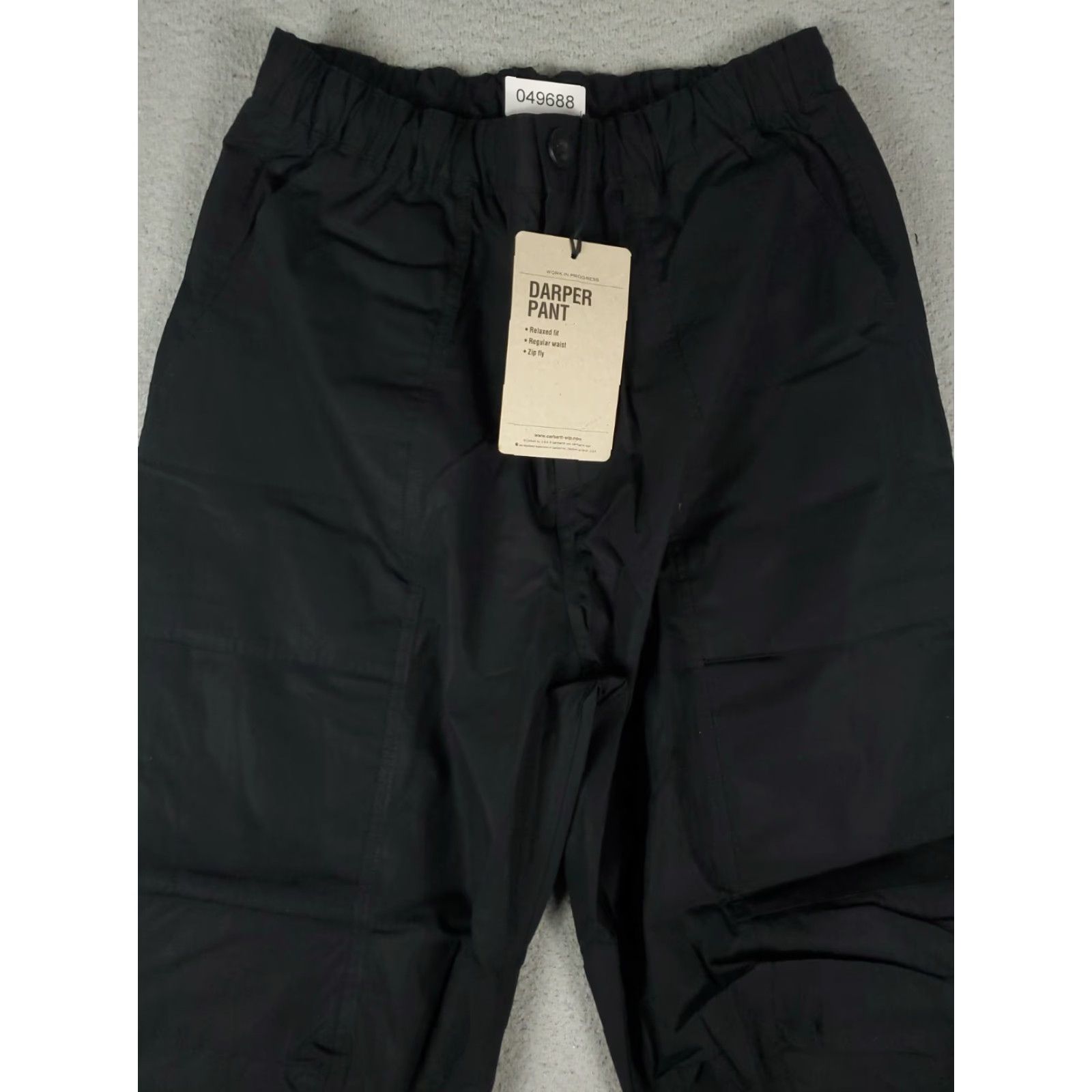 Carhartt Carhartt Cargo Pants Mens Small Black Cotton Blend Regular Fit Straight Leg Size US 29 - 2 Thumbnail