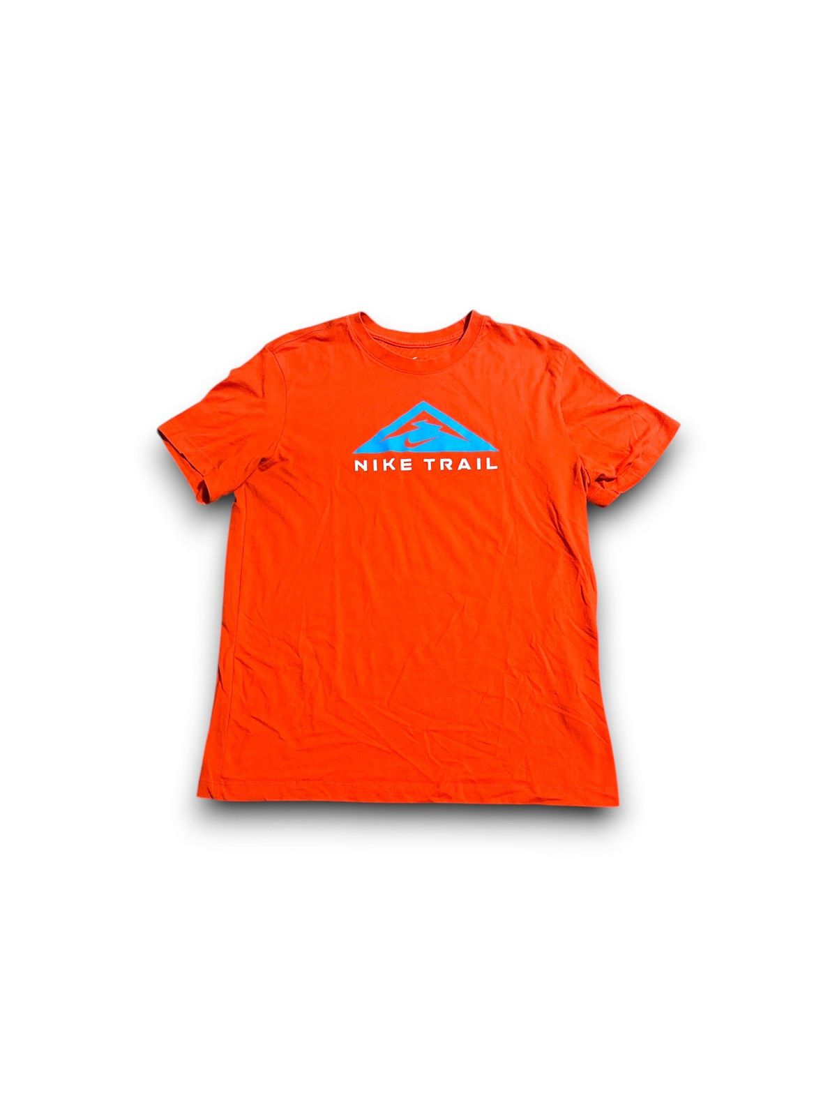 Nike Nike Trail the Nike tee dri-fit shirt orange men’s medium Size US M / EU 48-50 / 2 - 2 Thumbnail