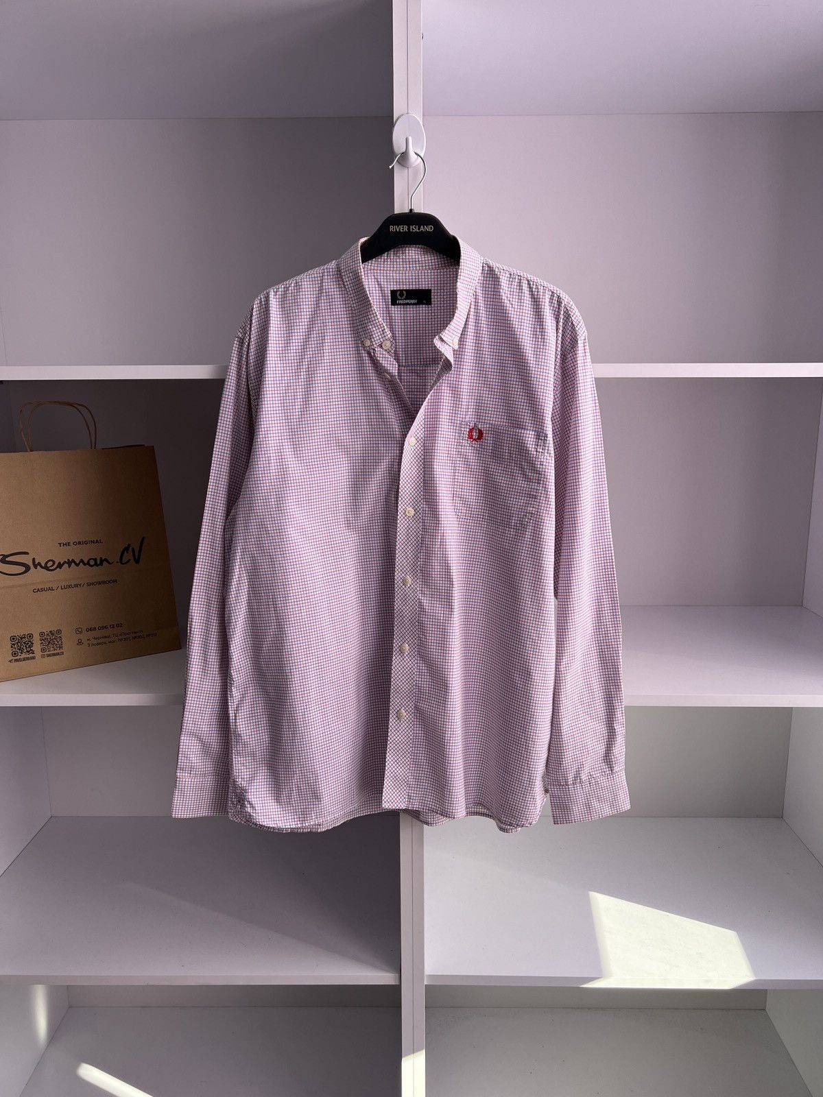 Fred Perry × Vintage Vintage Fred Perry Button Up Shirt Size US XL / EU 56 / 4 - 1 Thumbnail