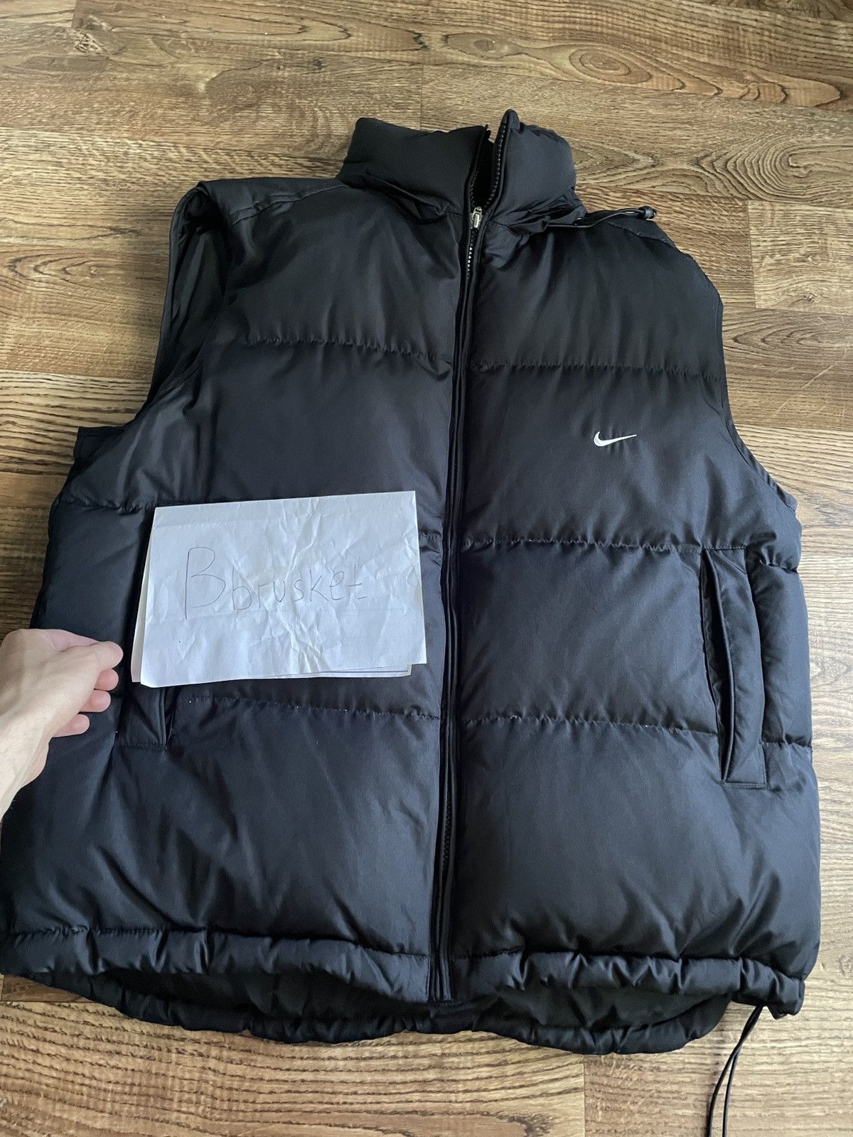 Nike × Vintage Vintage Nike down puffer vest nylon Y2K rare Size US L / EU 52-54 / 3 - 7 Thumbnail