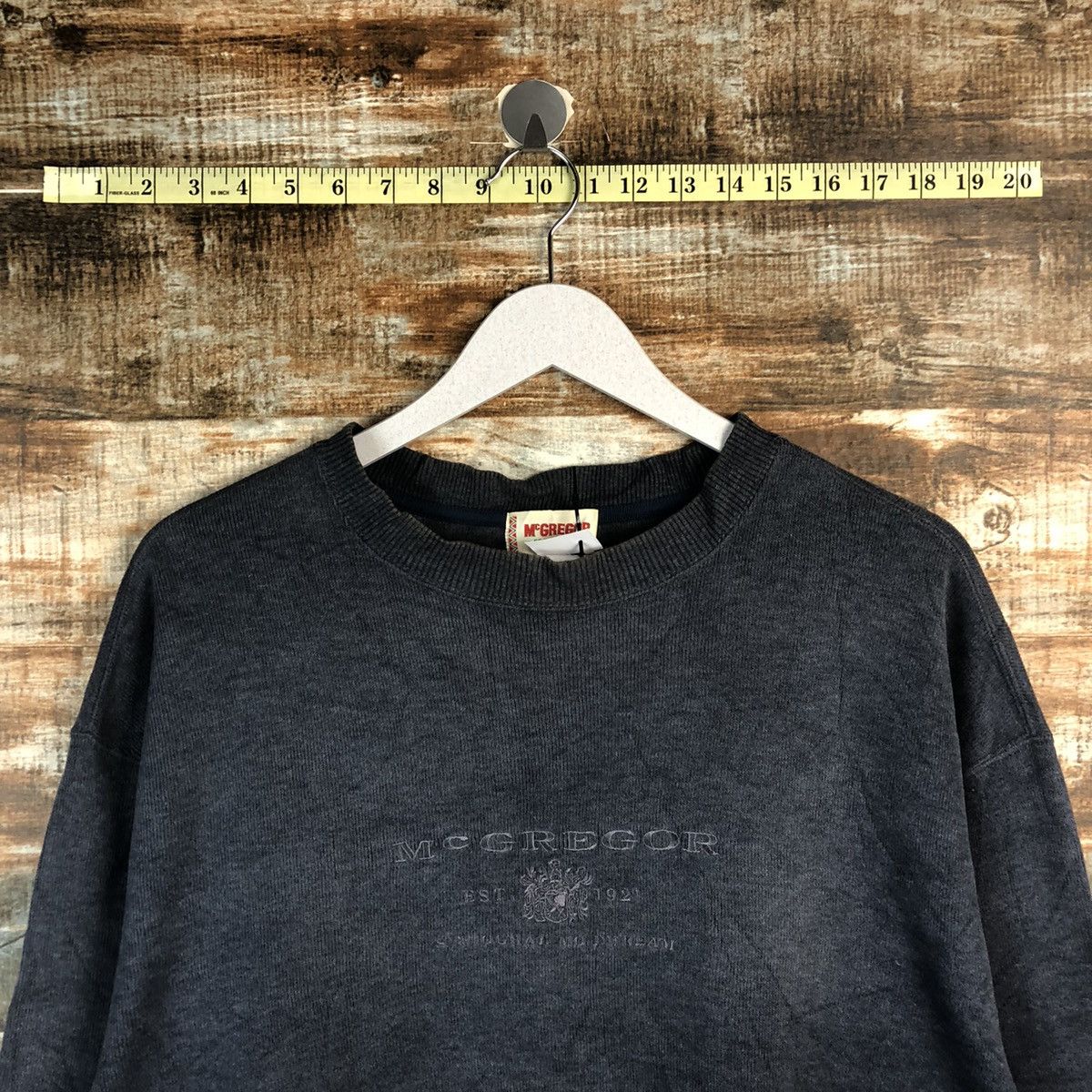 McGregor Mc Gregor vintage Grey Sweatshirt #A1912 Size US L / EU 52-54 / 3 - 4 Thumbnail