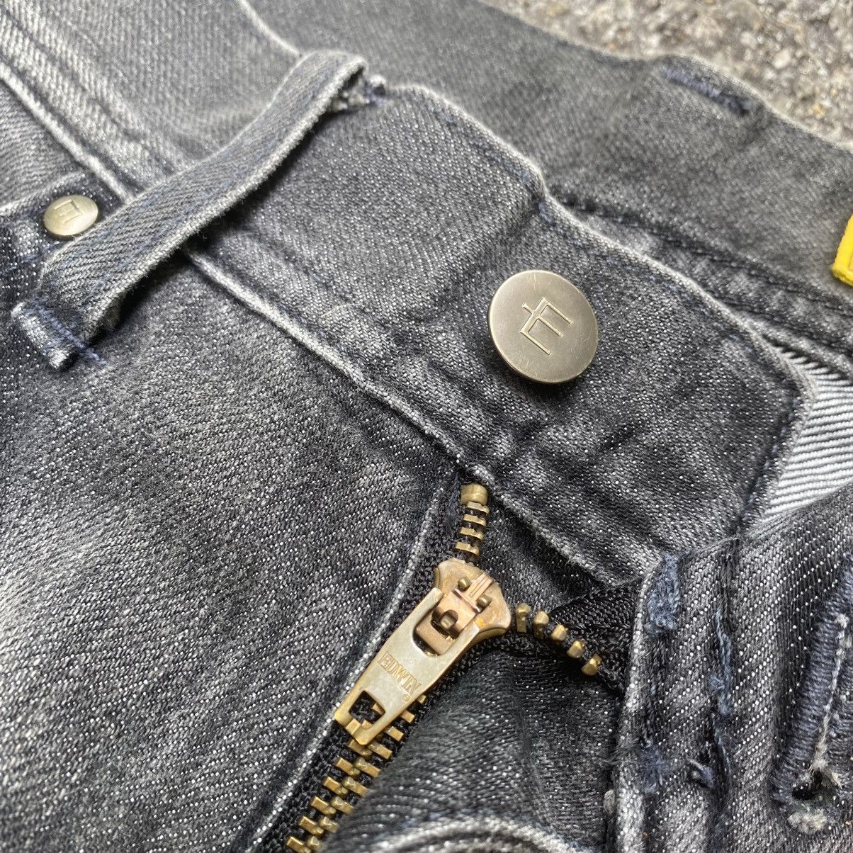 Japanese Brand Edwin E Function Engineered Denim Curved Leg Faded Jeans Size US 29 - 6 Thumbnail