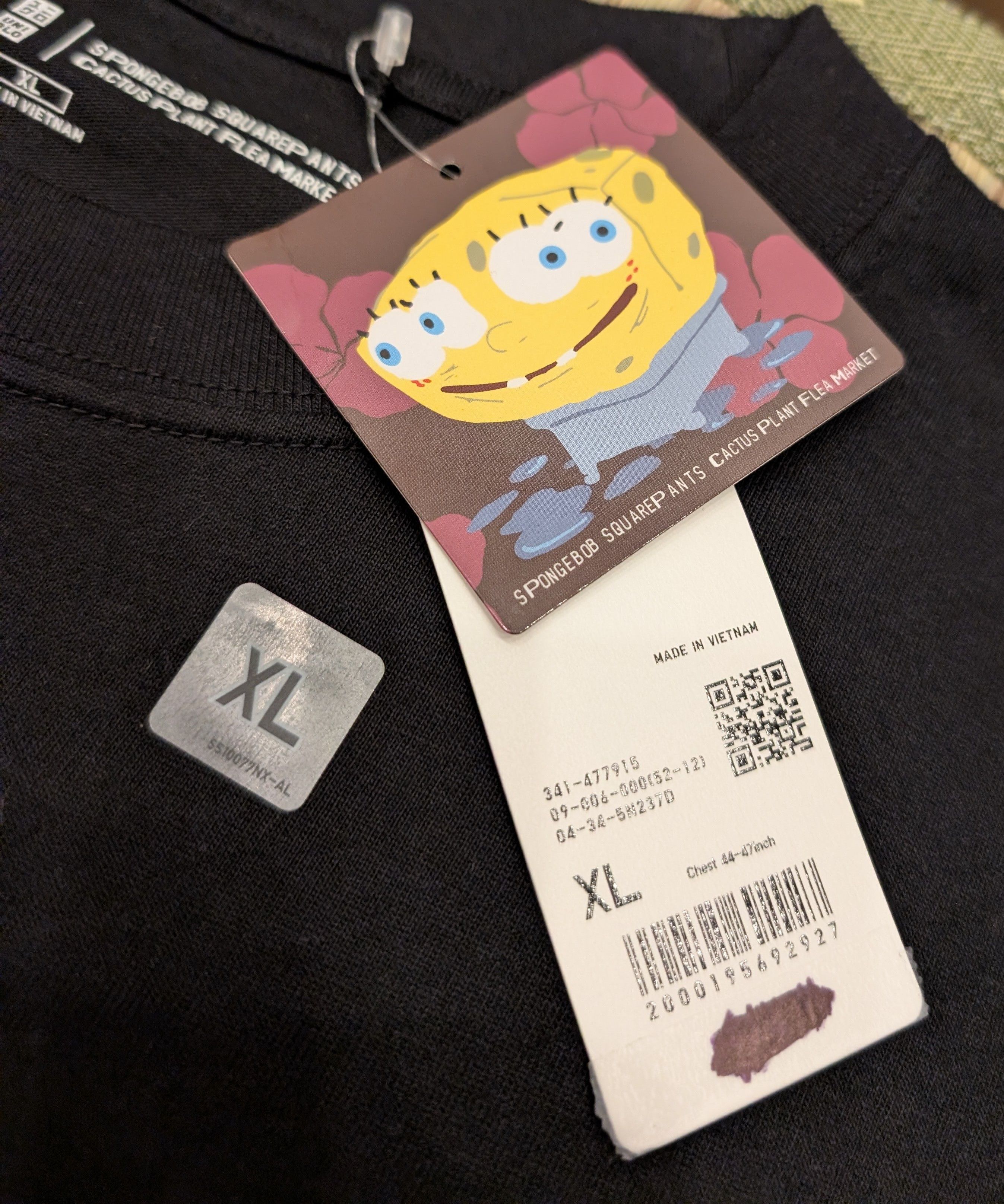 Cactus Plant Flea Market × Uniqlo NWT Uniqlo x CPFM x SpongeBob SquarePants I Need It T-shirt Size US XL / EU 56 / 4 - 3 Thumbnail