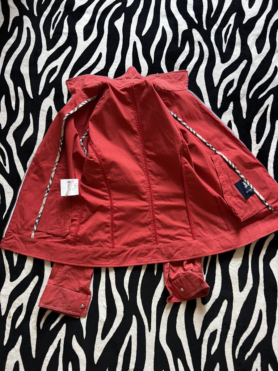 Burberry × Vintage Burberry London Check collared red jacket Size M / US 6-8 / IT 42-44 - 4 Thumbnail