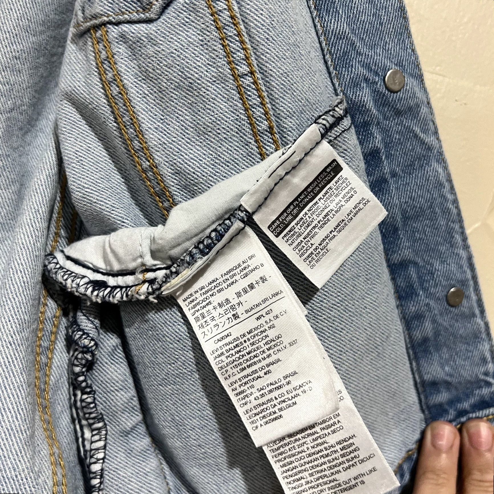 Levi's Levi's Blue Denim Jean Jacket M User: Levi's Blue Denim Jean Jacket M Size US 31 - 6 Thumbnail