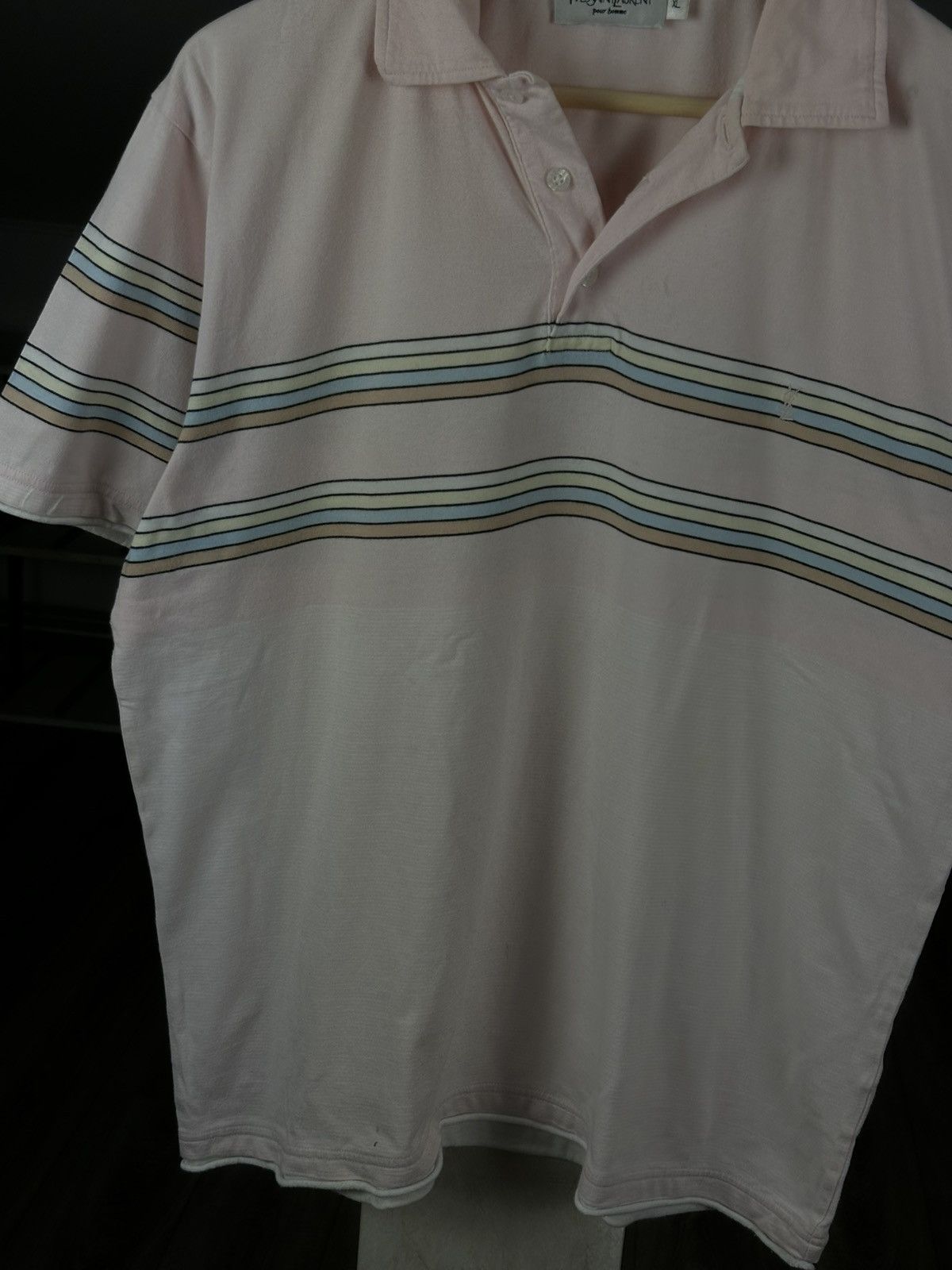 Yves Saint Laurent YSL Yves Saint Laurent Vintage Luxury Designer Logo Tee Size US XL / EU 56 / 4 - 4 Thumbnail