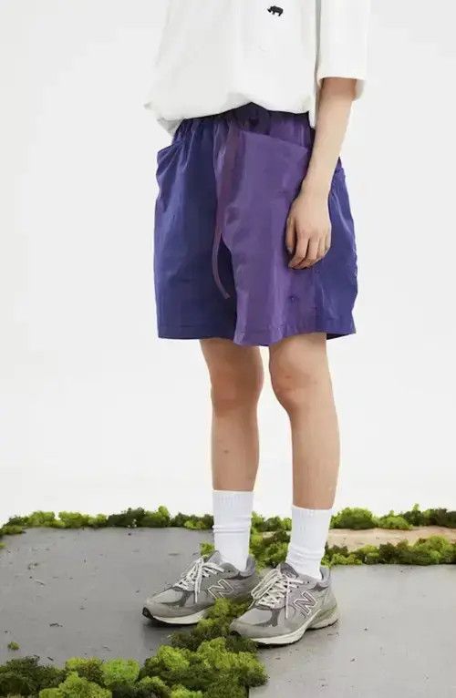 Other 21SS Tokyo Union Purple Outdoor Patchwork Shorts Size US 32 / EU 48 - 3 Thumbnail