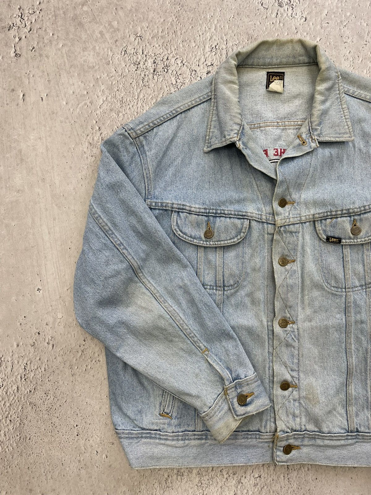 Lee Lee raider x hard rock cafe distessed faded jacket Size US XL / EU 56 / 4 - 5 Thumbnail