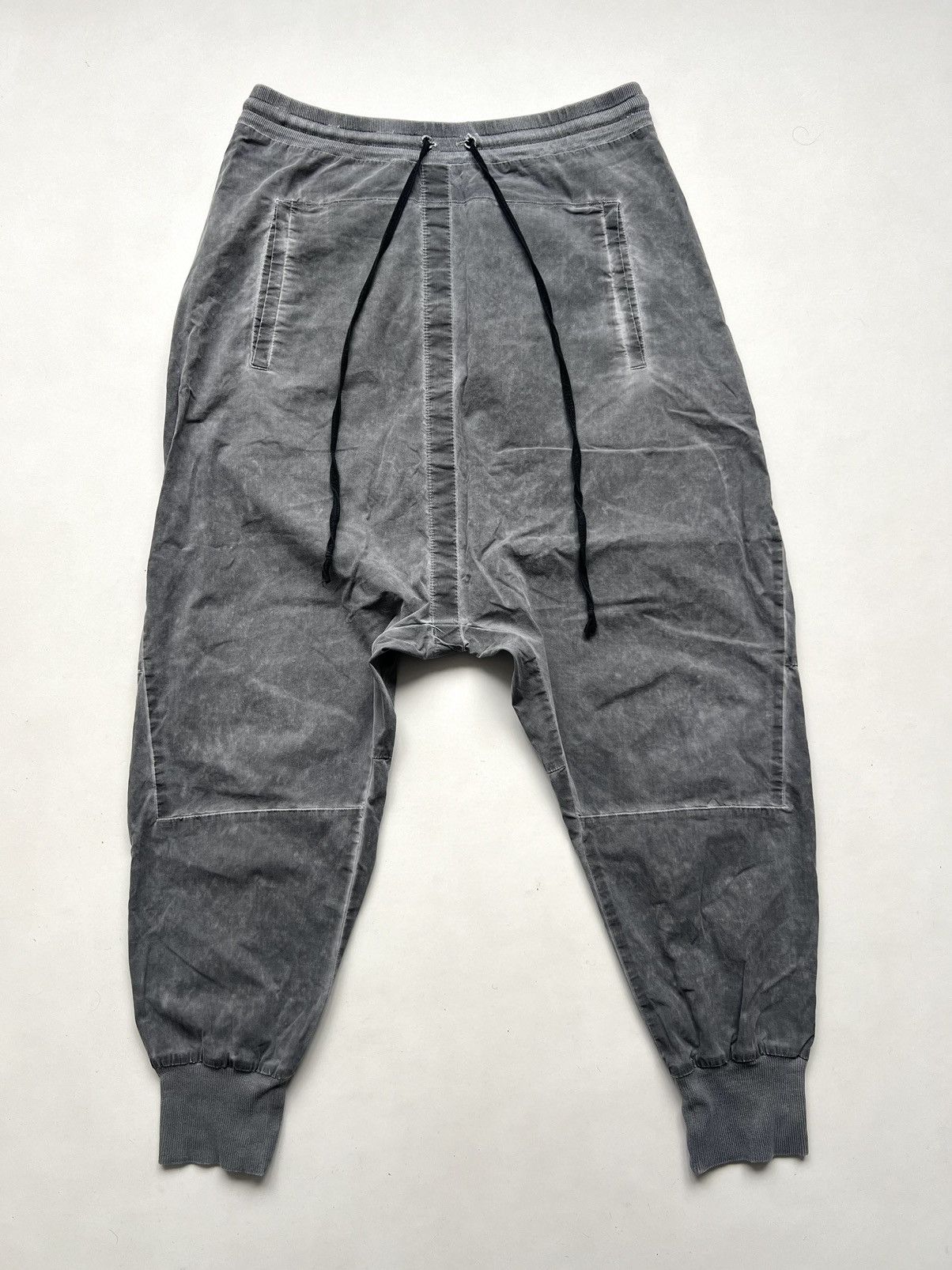 Lost & Found Ria Dunn 🇮🇹Lost&Found Ria Dunn Object Dyed Drop Crotch Trainers Pants Size US 33 - 4 Thumbnail