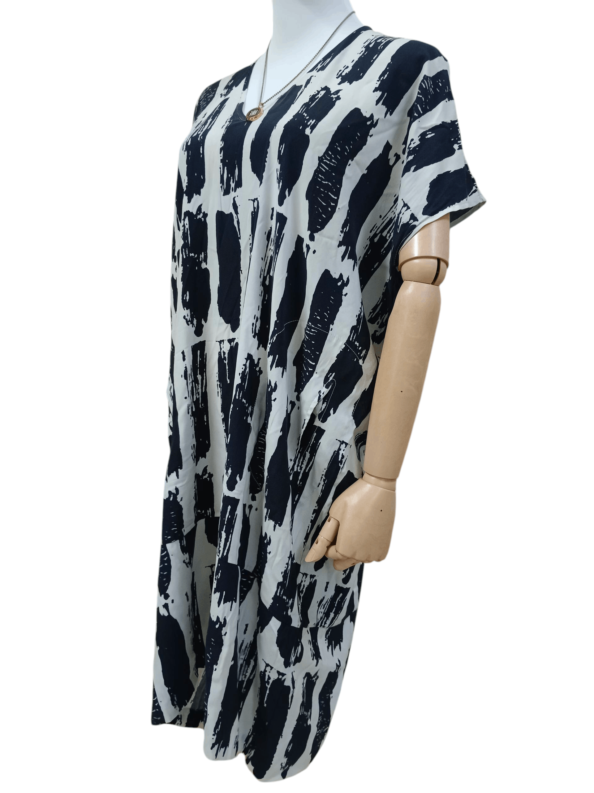 Zero + Maria Cornejo ZERO + MARIA CORNEJO SILK MID DRESS Size XS / US 0-2 / IT 36-38 - 2 Thumbnail