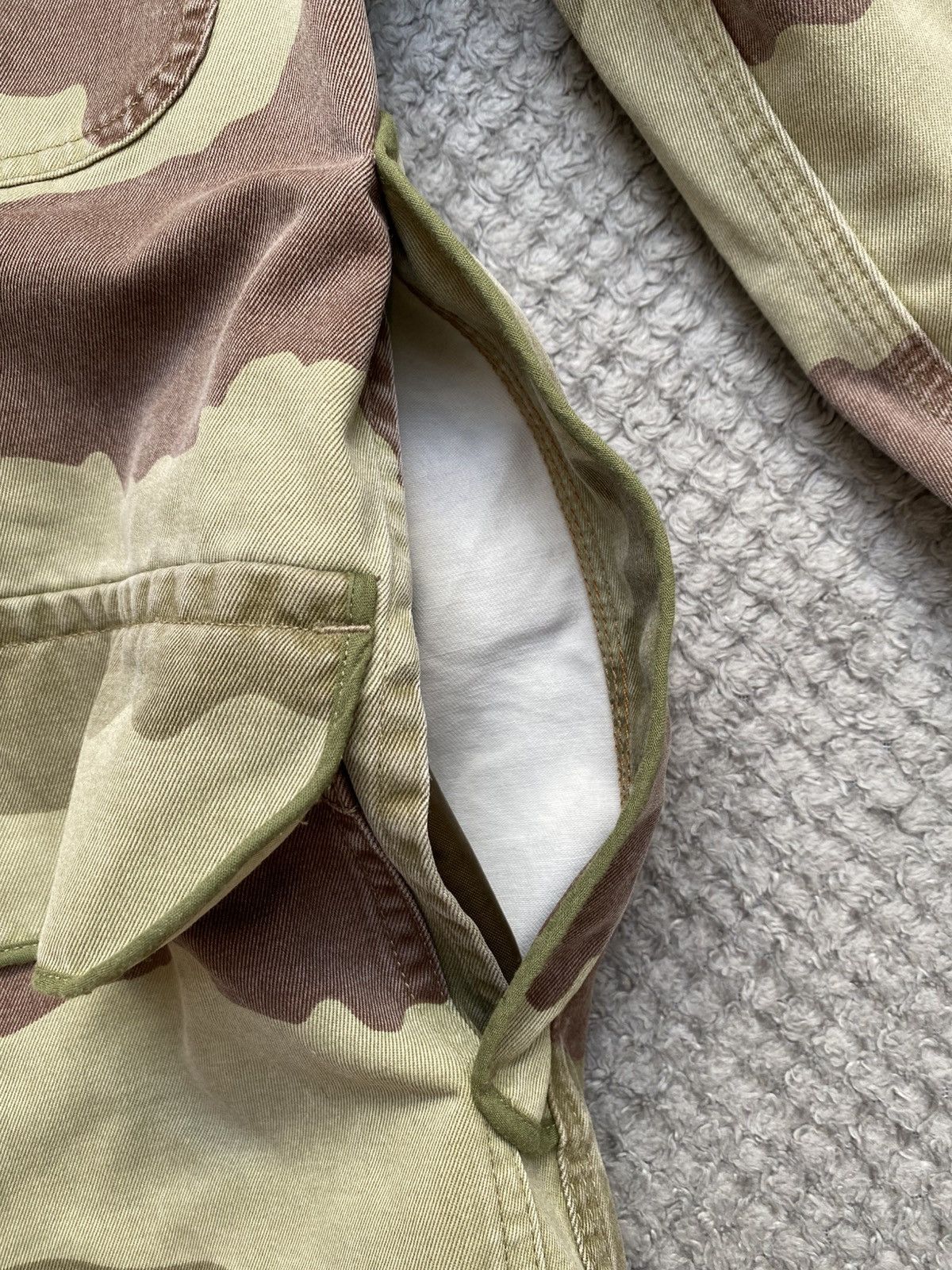 A.P.C. A.P.C. Camouflage Work Coat W/ Corduroy Collar And Flannel Size US XS / EU 42 / 0 - 2 Thumbnail