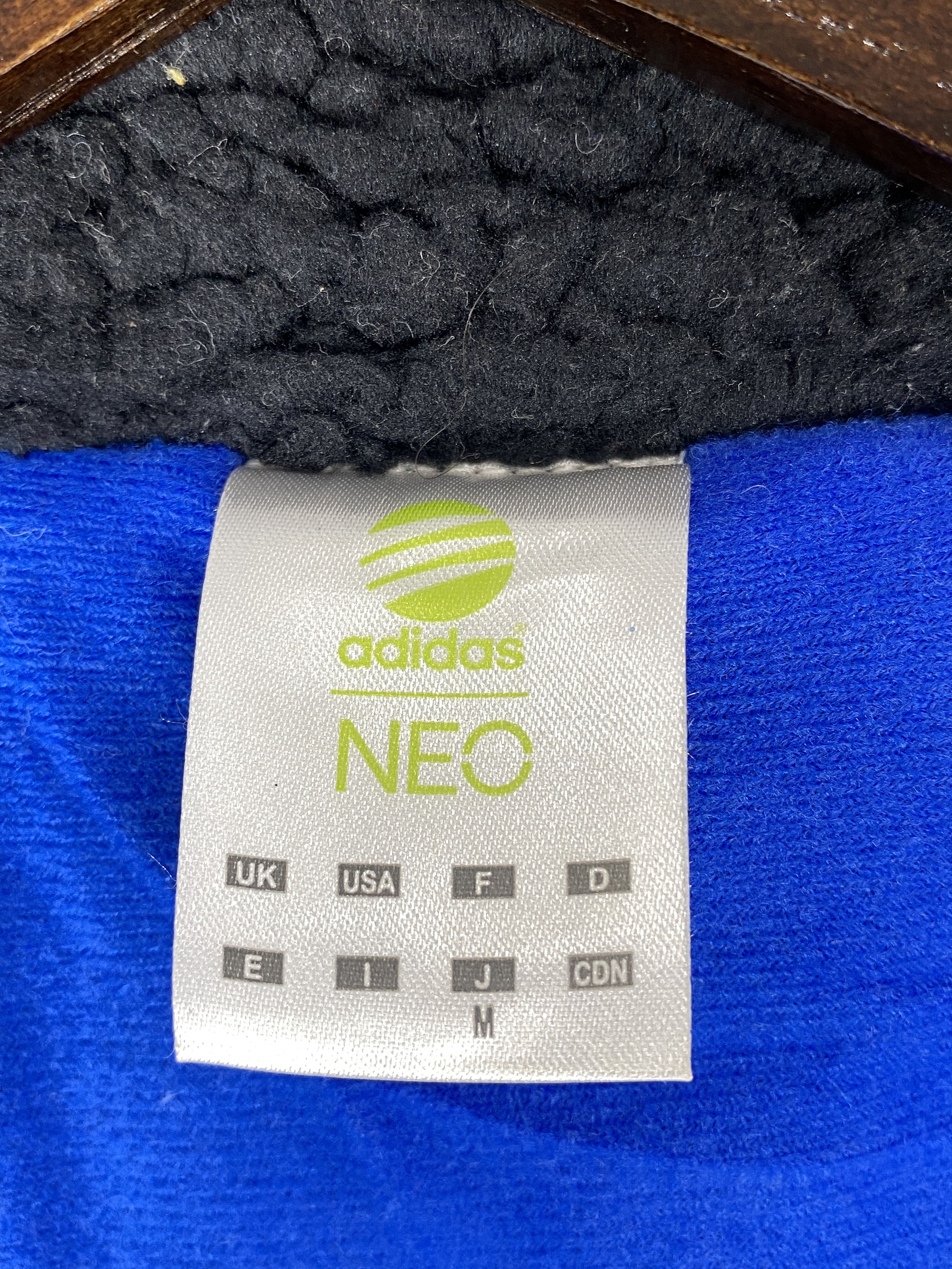Adidas Vintage Adidas Neo Fleece Zip Up Jacket J1890 Size US S / EU 44-46 / 1 - 11 Thumbnail