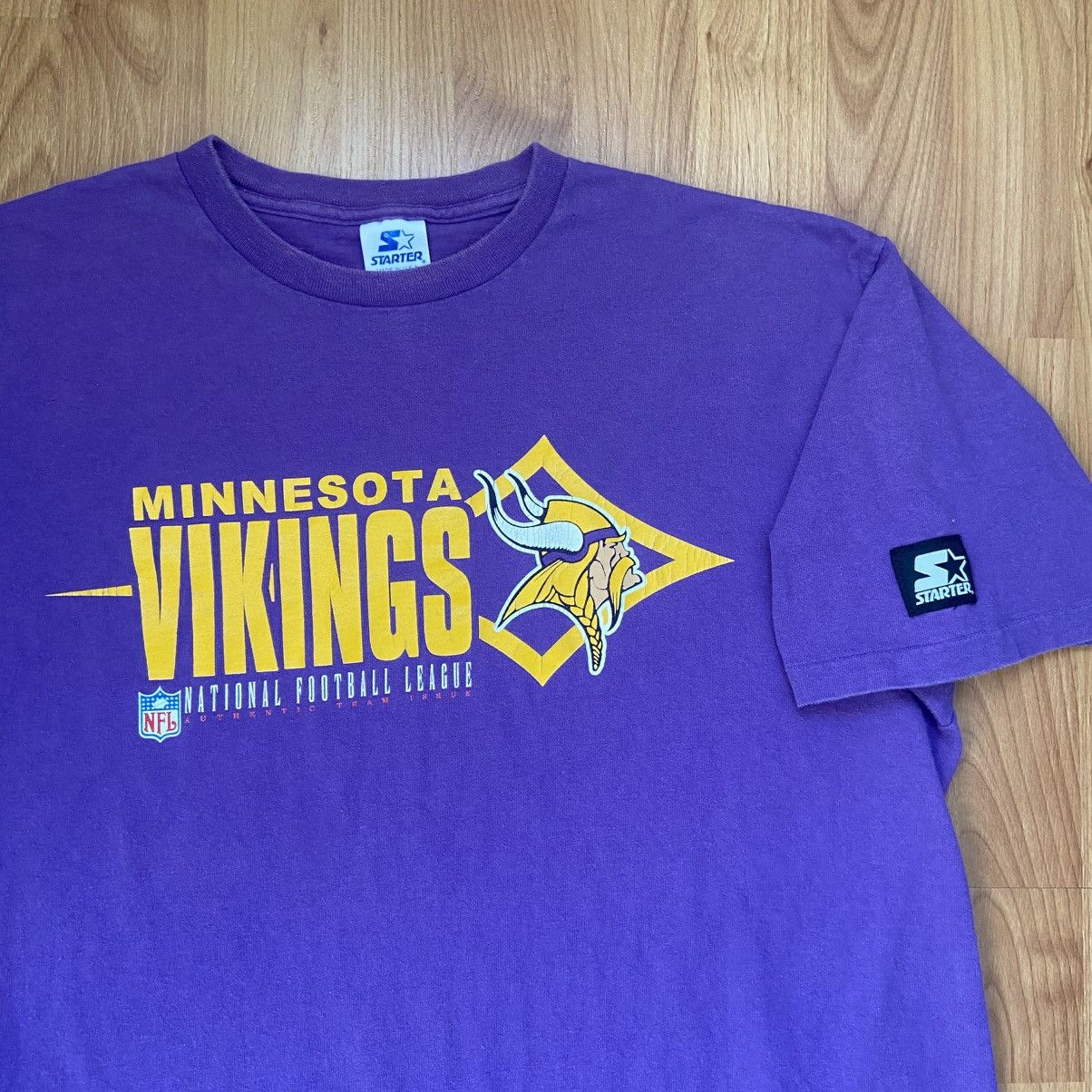 Starter Starter NFL Minnesota Vikings Logo 90s T-Shirt Men’s Large Size US L / EU 52-54 / 3 - 1 Thumbnail