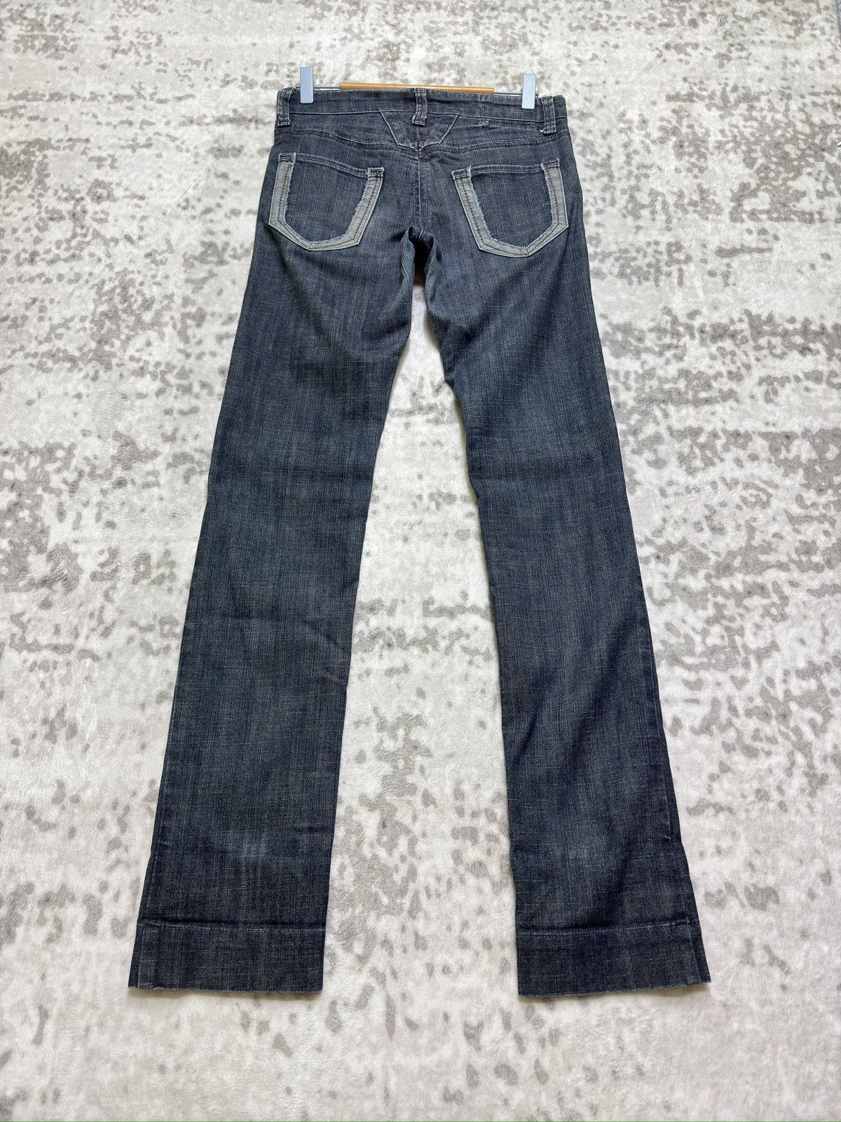 Marithe + Francois Girbaud Vintage Girbaud Y2K Skinny Denim Unique Pocket Design Size US 28 / EU 44 - 1 Thumbnail