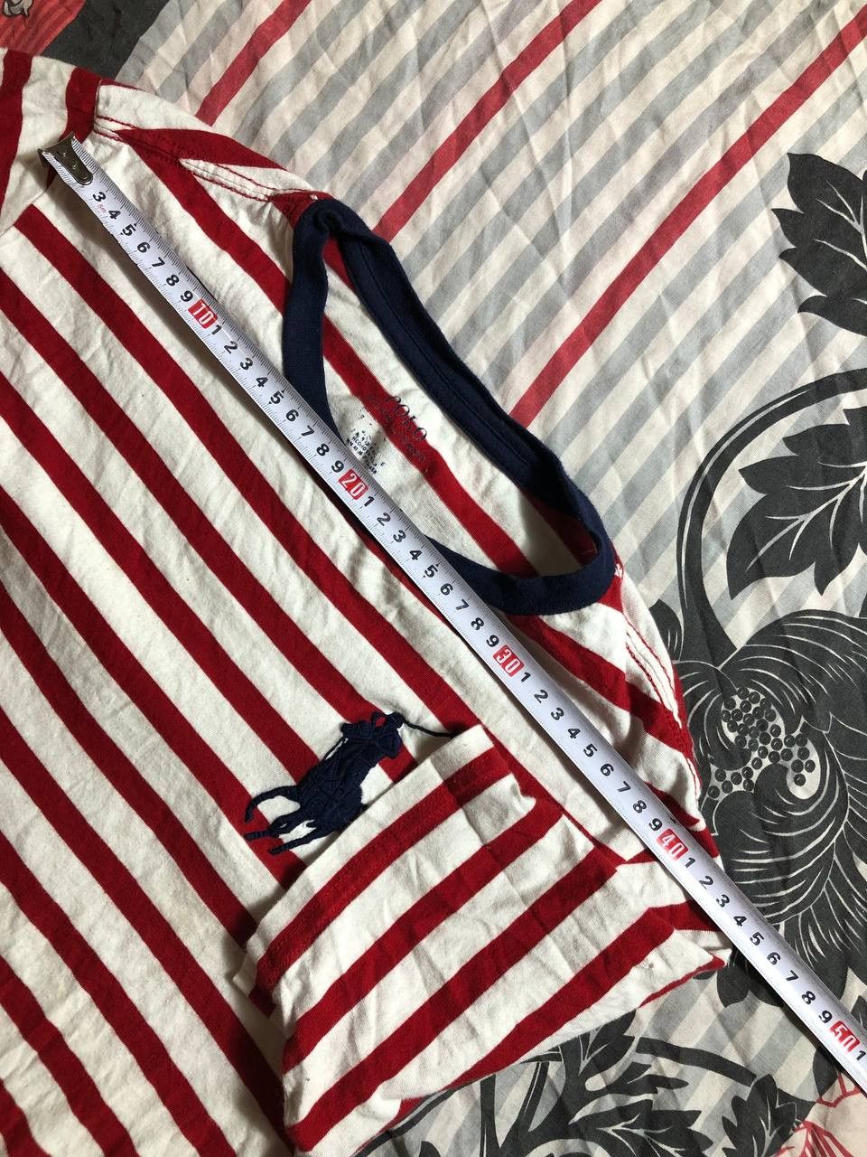 Polo Ralph Lauren Vintage Polo Ralph Lauren striped t-shirt big logo shirt Size US S / EU 44-46 / 1 - 9 Thumbnail