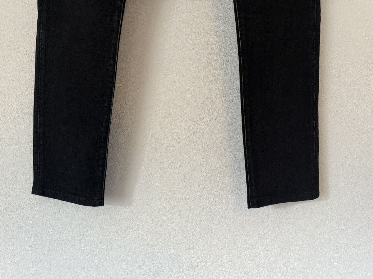 Saint Laurent Paris Saint Laurent D02 Skinny Black Jeans in Washed Stretch Denim Size US 32 / EU 48 - 4 Thumbnail
