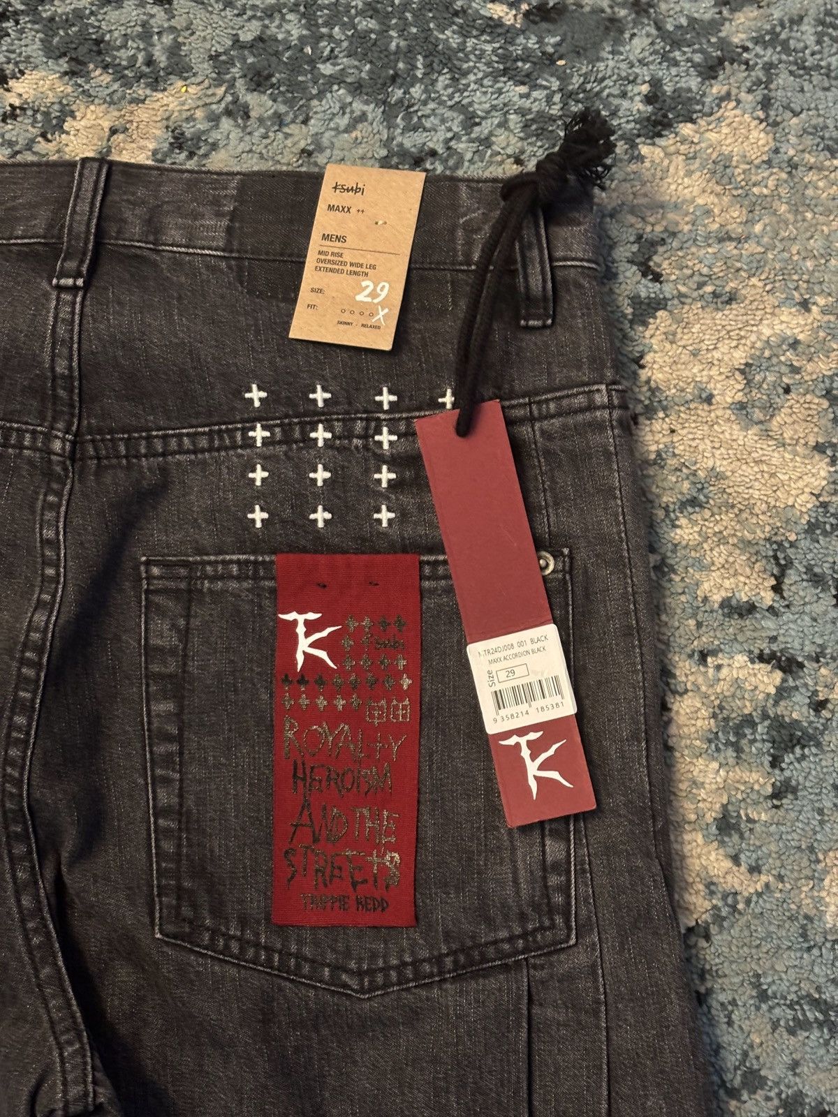 Ksubi Ksubj MAXX Accordion Black Pants Size 29 Brand New Size US 29 - 7 Thumbnail
