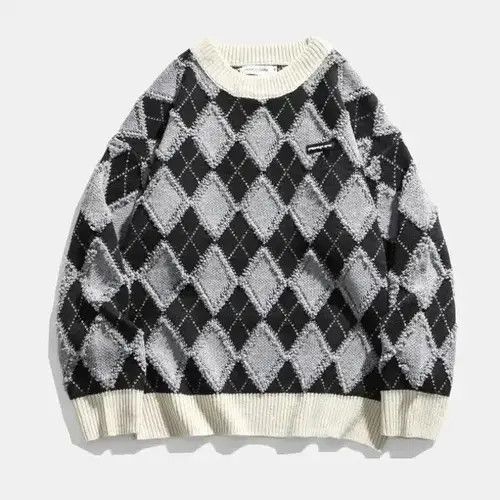 Other Sweater Male No Hoodie Plaid Neck Size US M / EU 48-50 / 2 - 4 Thumbnail