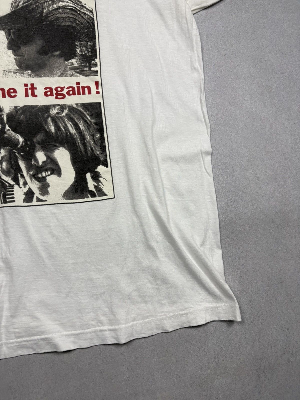 Band Tees Vintage 80s The Beatles Melody Maker Help Promo T-shirt Tour Size US XL / EU 56 / 4 - 6 Thumbnail