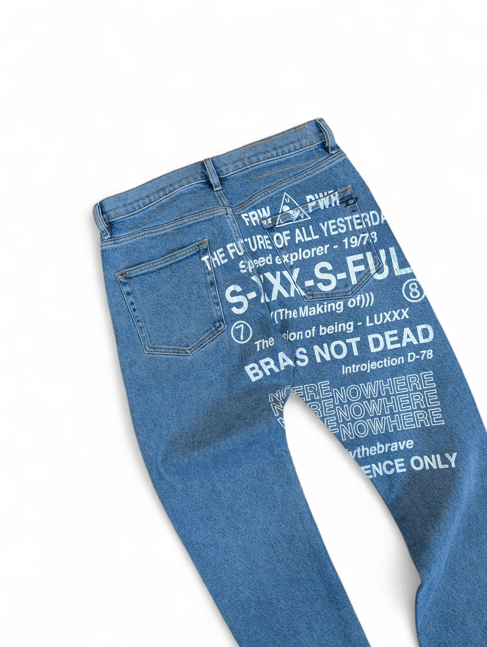 Diesel DIESEL D-STRUKT 009DX Printed Slim Jeans Size US 30 / EU 46 - 6 Thumbnail