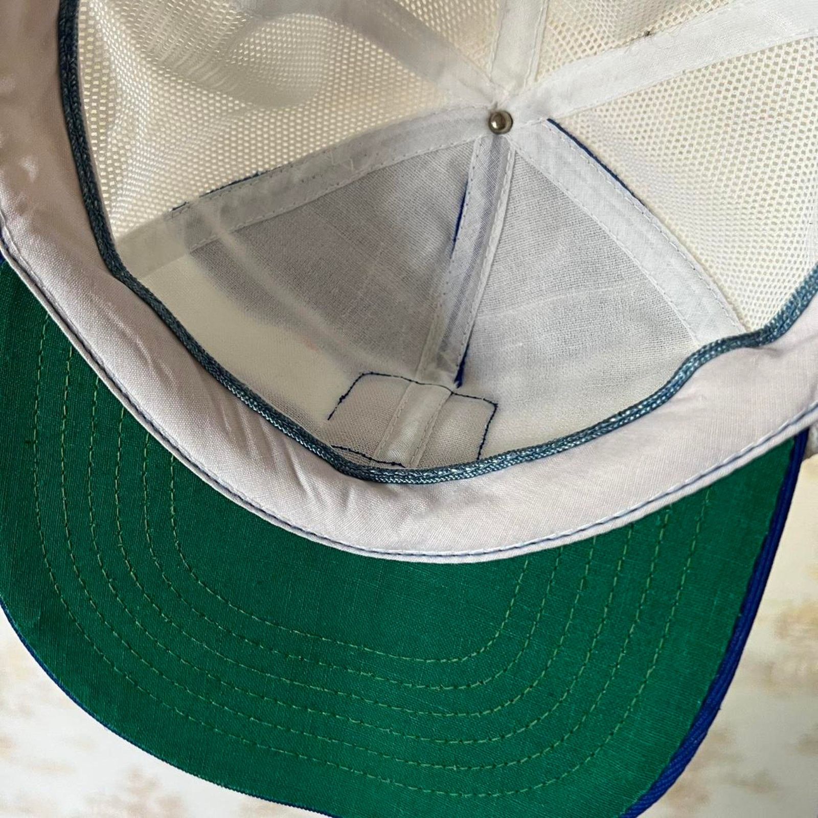 MLB Vintage 80s Kansas City Royals Hat | Striped Mesh Snapback Size ONE SIZE - 8 Thumbnail
