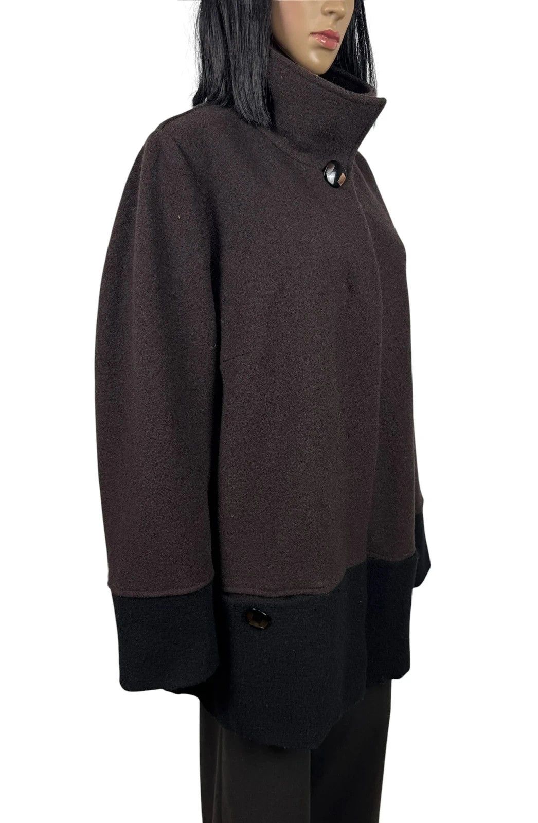 Other Perte Tricot Krizia Wool Coat size UK22 D50 Size XL / US 12-14 / IT 48-50 - 3 Thumbnail