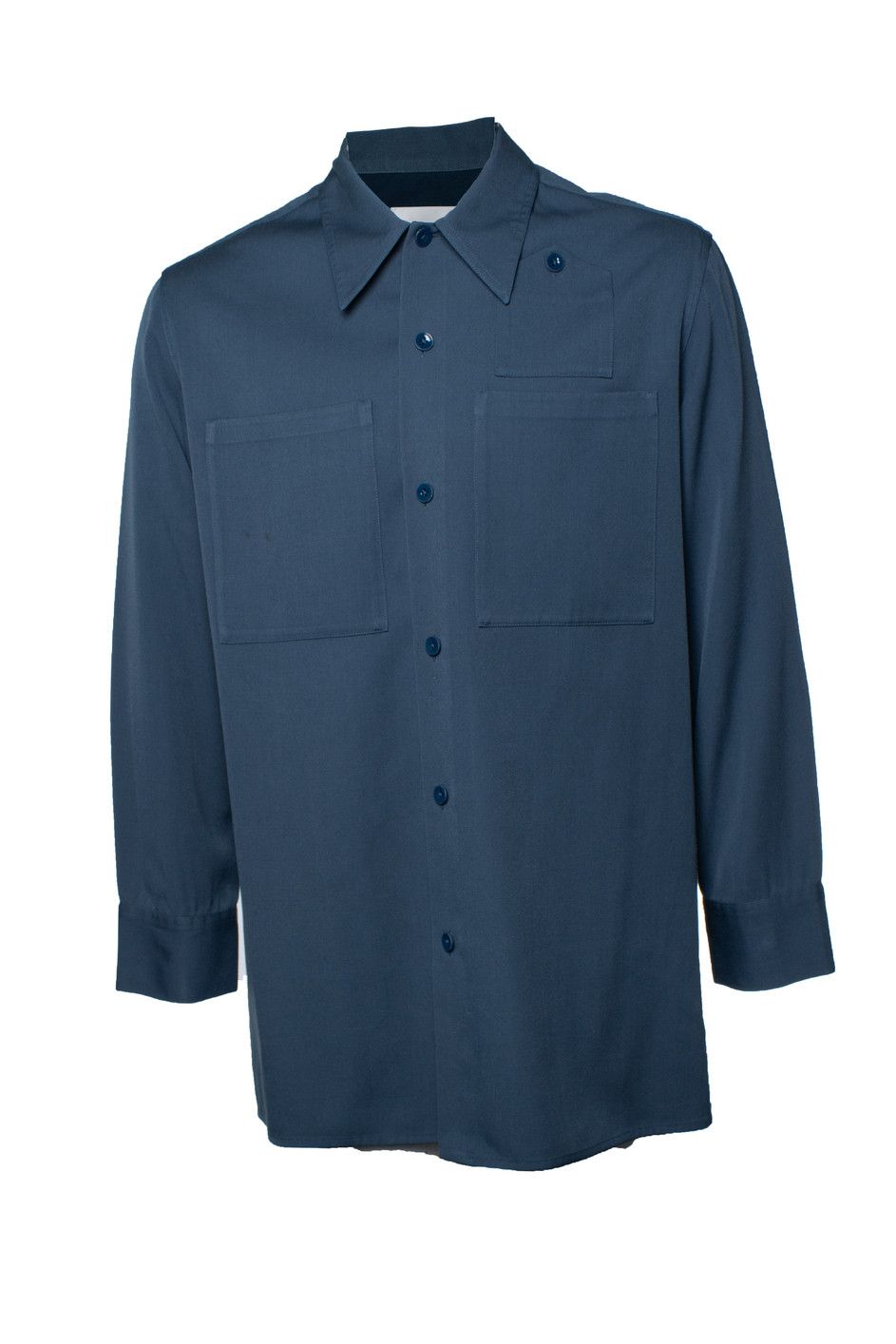 Jil Sander Jil Sander, shirt in petrol Size US M / EU 48-50 / 2 - 1 Thumbnail