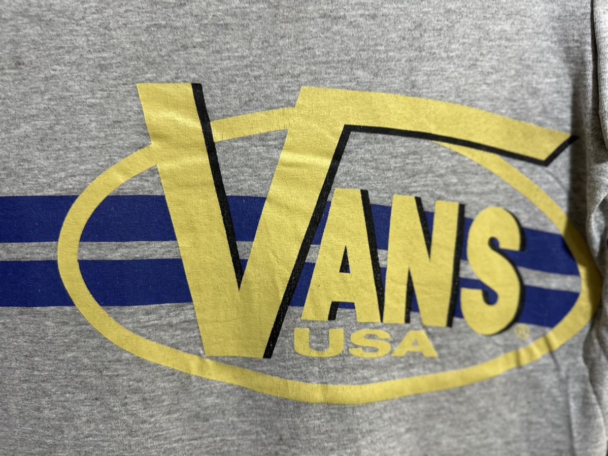 Vans × Vintage Vintage Vans Usa Faded Tee Size US M / EU 48-50 / 2 - 2 Thumbnail