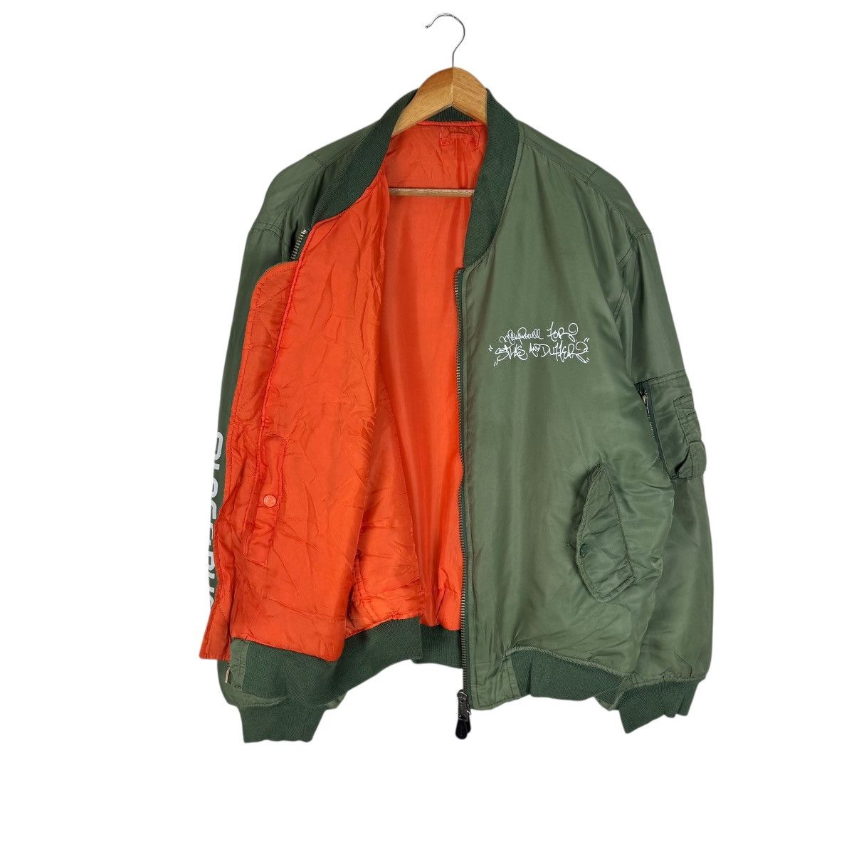 Silas ☀️SILAS CYPRESS HILL MA-1 REVERSIBLE BOMBER JACKET Size US XL / EU 56 / 4 - 12 Thumbnail