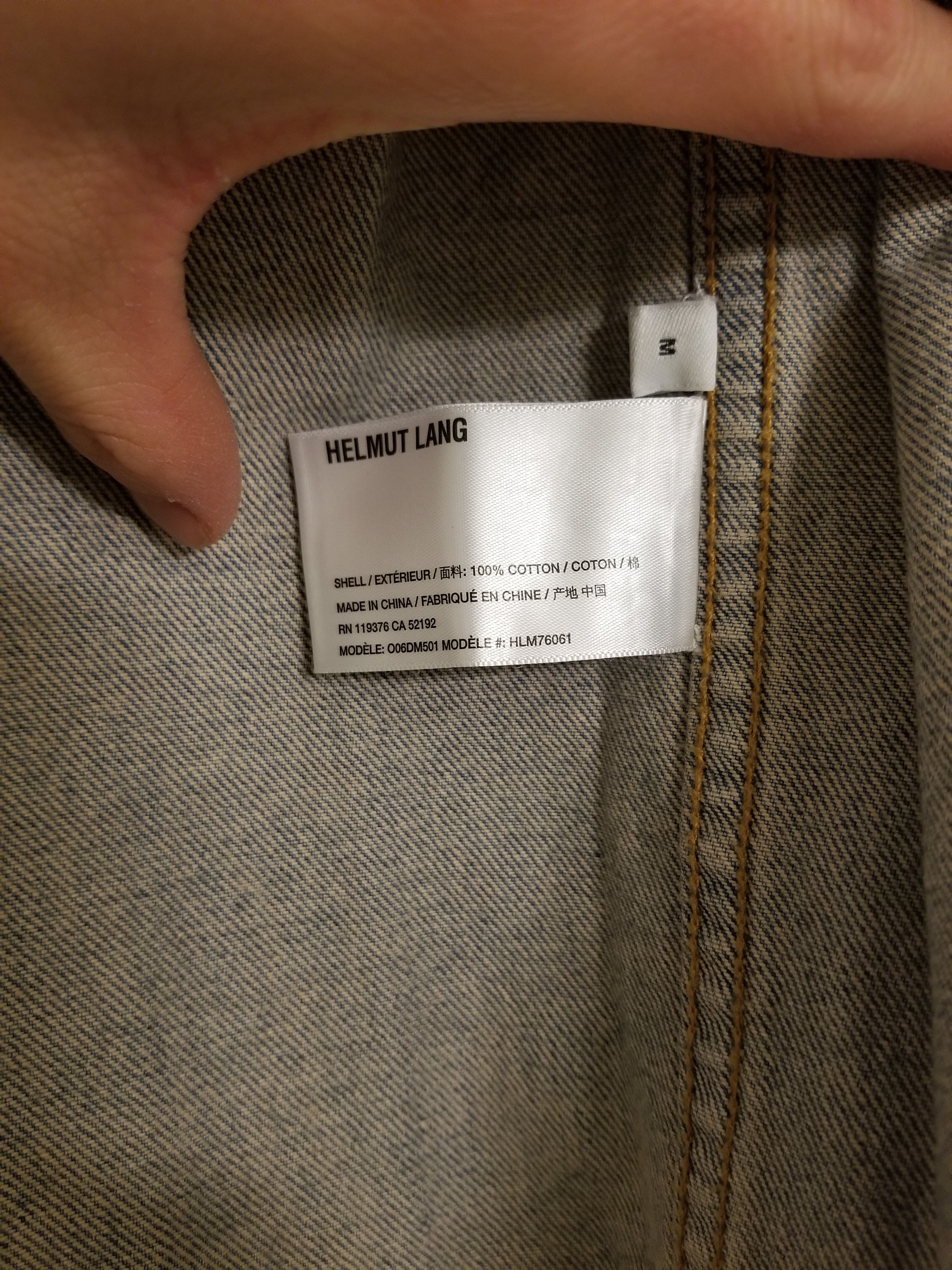 Helmut Lang Curved Classic Shirt Size US M / EU 48-50 / 2 - 6 Thumbnail