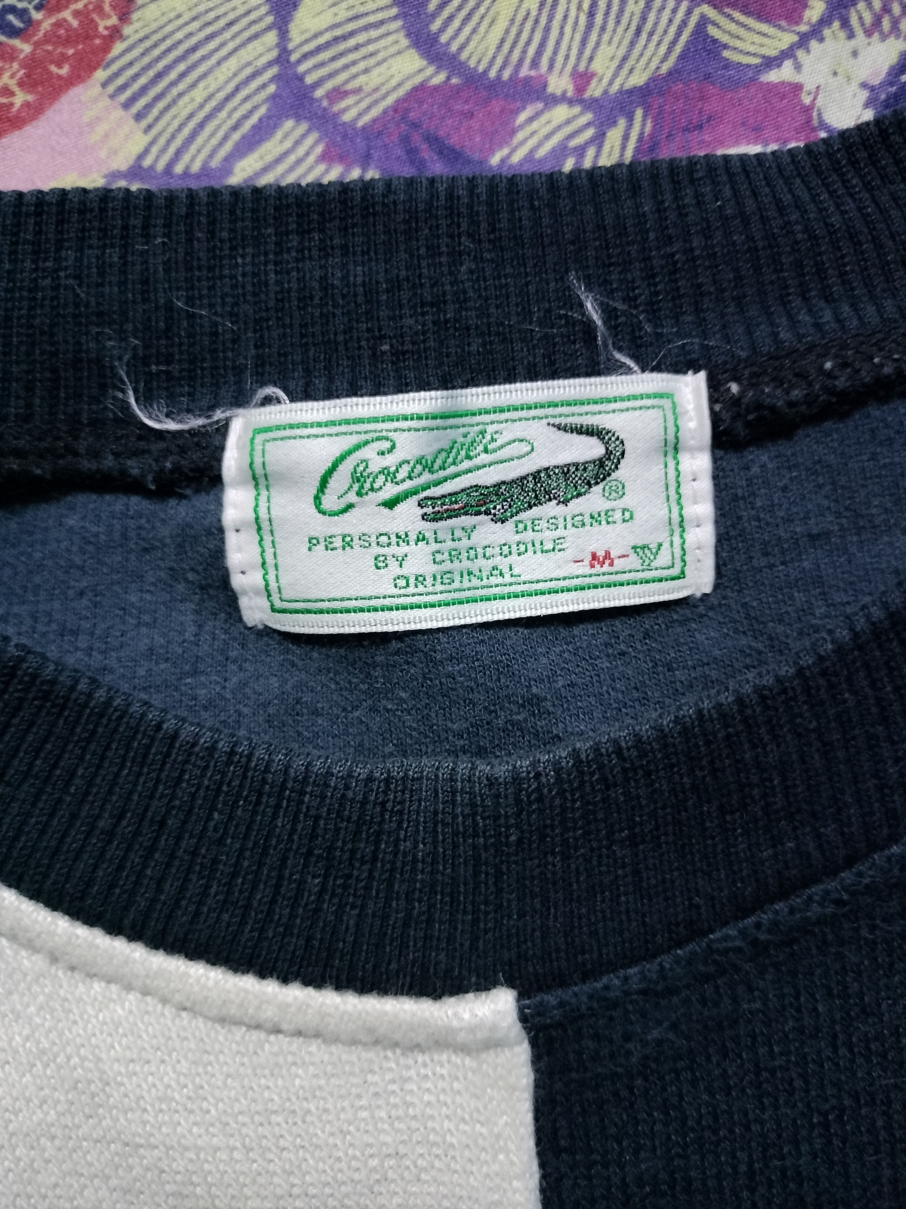 Vintage vintage crocodile sweatshirt embroidery big logo Size US M / EU 48-50 / 2 - 3 Thumbnail