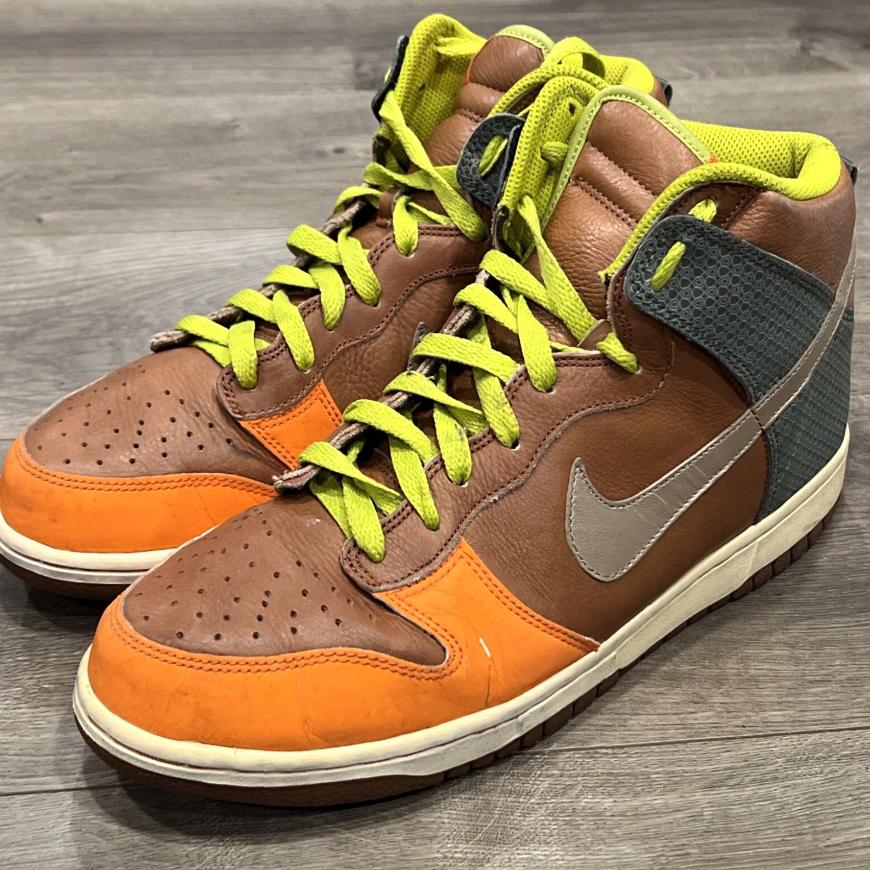 Nike Nike Dunk High Premium Orange Sneaker Men 11 Orange 312786-891 Sneaker 90s Basketball Mens Shoes Size US 11 / EU 44 - 4 Thumbnail