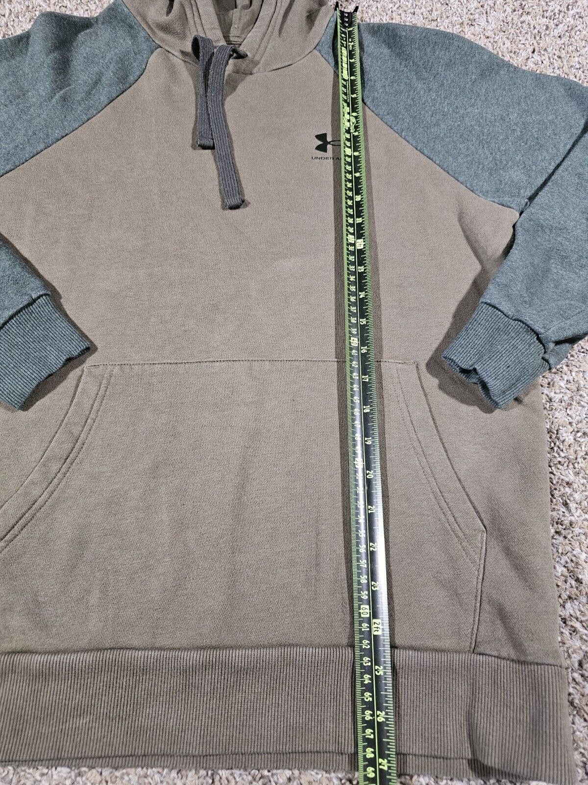 Under Armour Under Armour Adult SM Olive Drab Brown Green Hoodie Logo Gym Size US S / EU 44-46 / 1 - 4 Thumbnail