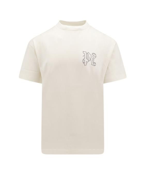 Palm Angels PALM ANGELS Men T-Shirts PMAA001R24JER005 0377 White Size US M / EU 48-50 / 2 - 1 Thumbnail