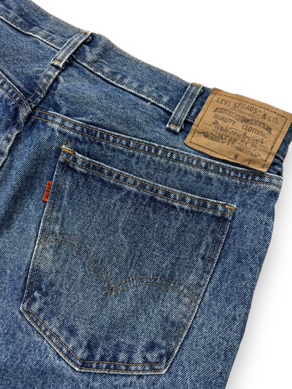 Levi's Vintage Clothing Vintage 80’s Levis 658 Orange Tab Blue Jeans Denim Pants W38 Size US 38 / EU 54 - 12 Thumbnail