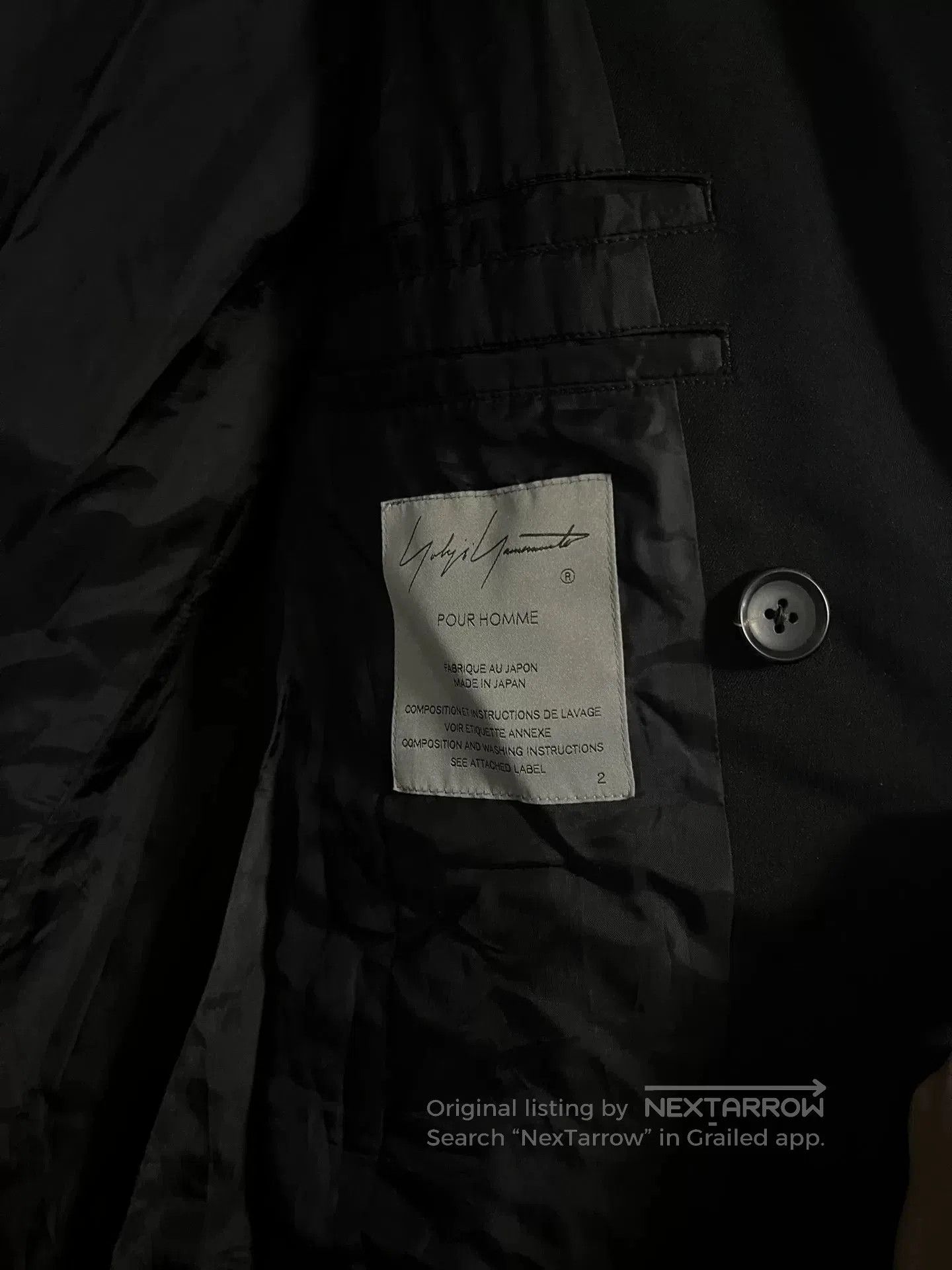 Yohji Yamamoto Yohji Yamamoto Statement Coat 22AW. Size US M / EU 48-50 / 2 - 3 Thumbnail