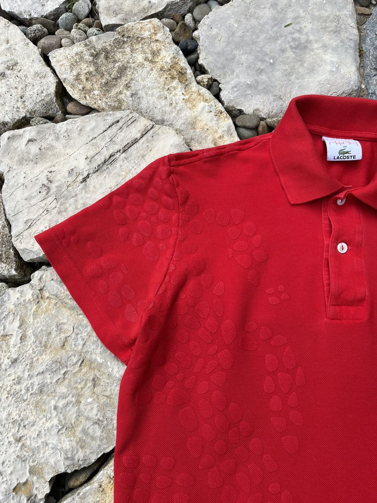 Lacoste × Vintage Vintage Lacoste x Michael Young patterned polo t-shirt tee Size US M / EU 48-50 / 2 - 5 Thumbnail