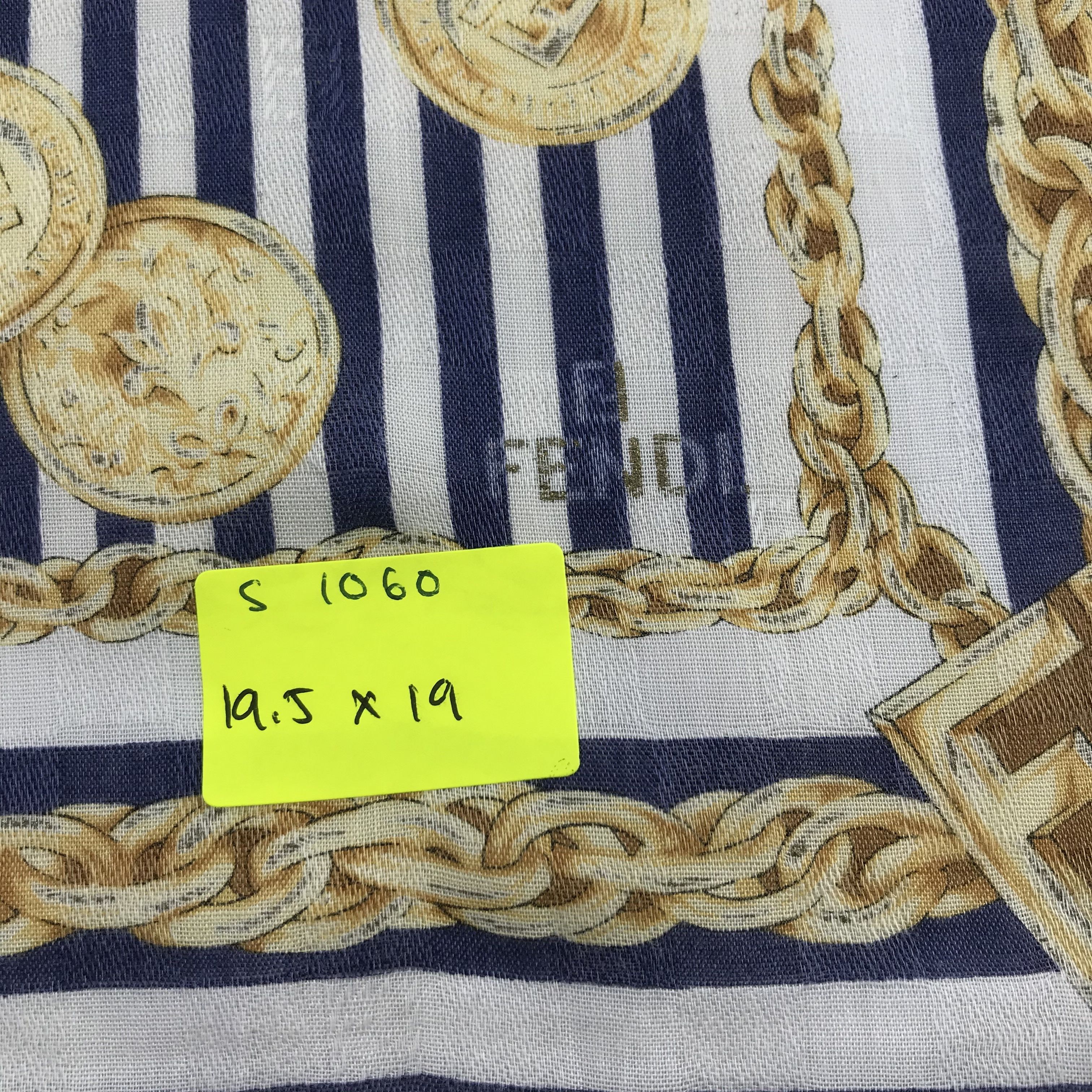 Vintage Vintage Fendi Bandana / Handkerchief / Neckerchief - S1060 Size ONE SIZE - 5 Thumbnail