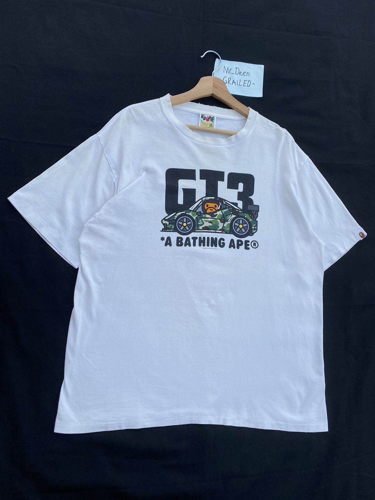 Bape Rare A Bathing Ape x Ferrari 458 Italia GT3 Camo Tshirt Size US XXL / EU 58 / 5 - 2 Thumbnail