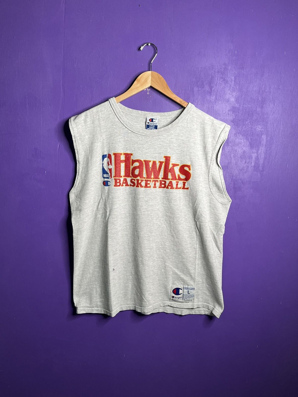 Vintage 90s Champion Atlanta hawks tank top