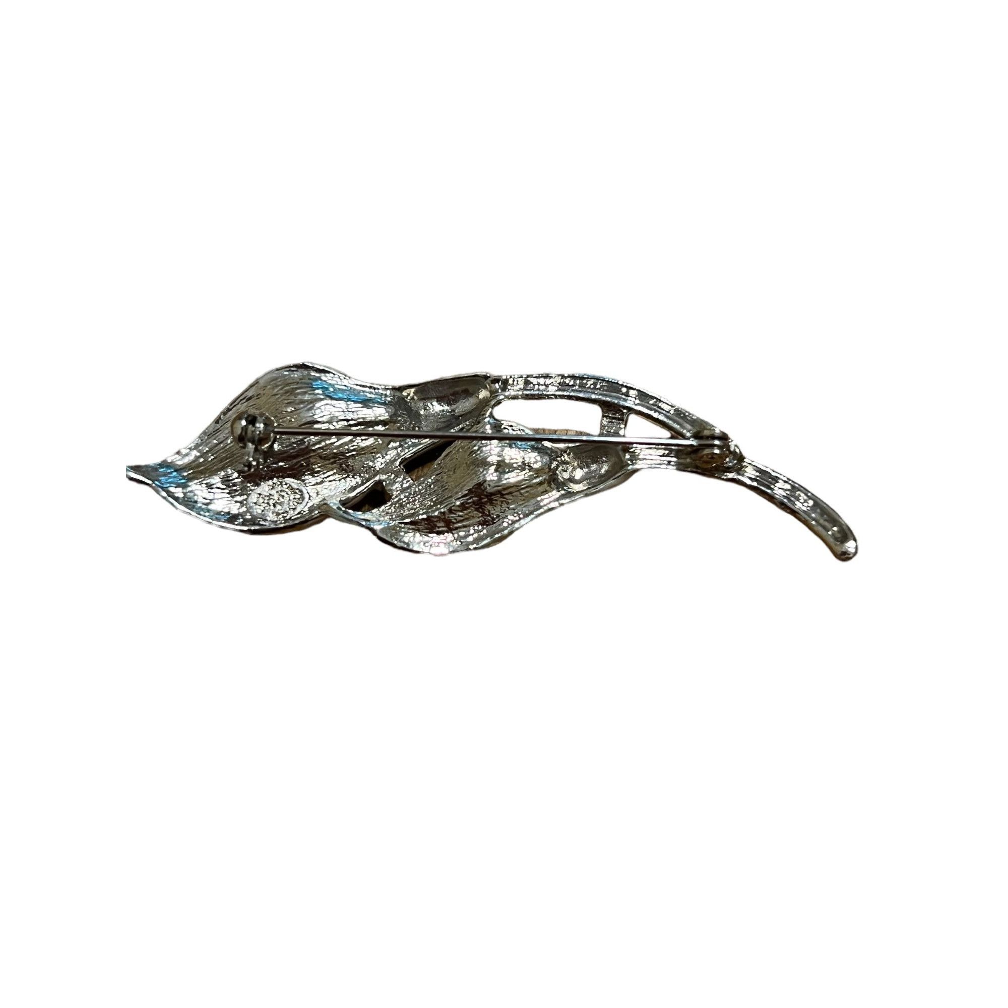 Other Vintage Premier Designs Calla Lilly Pin Brooch Enamel Silver Size ONE SIZE - 4 Thumbnail