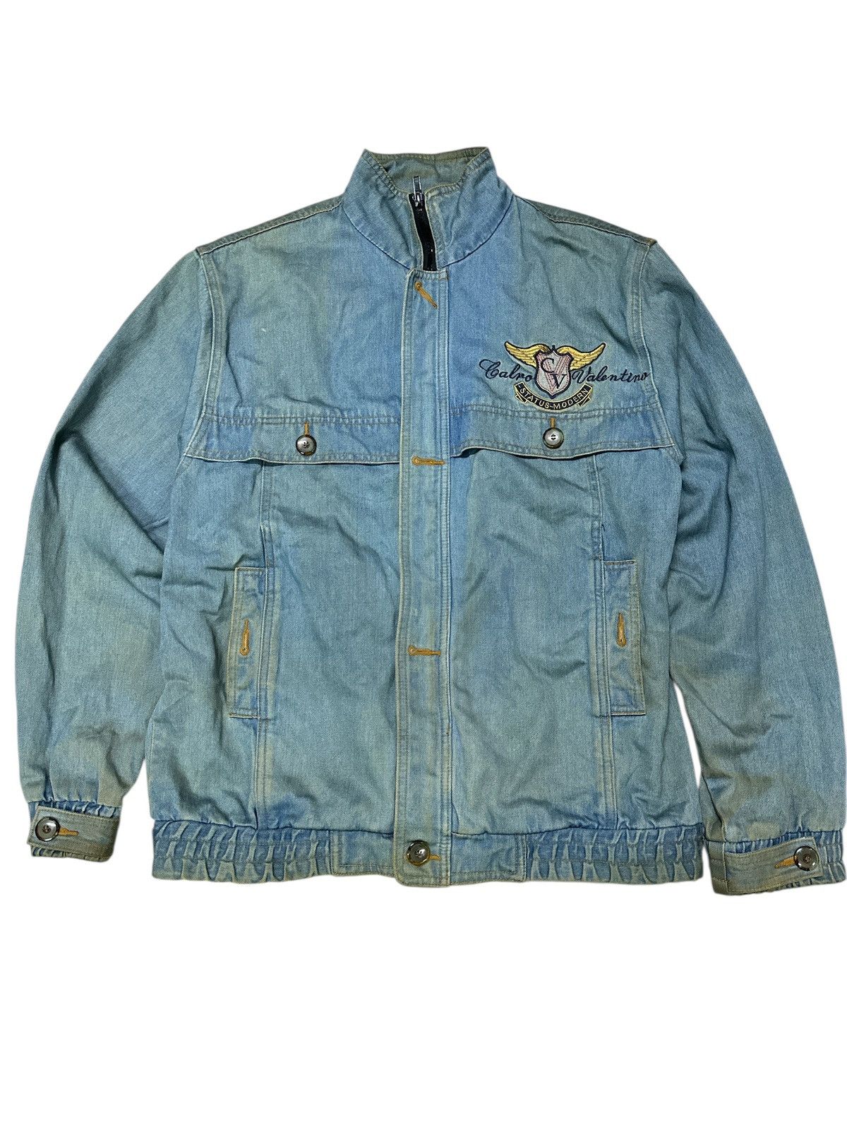 Kapital Distress Harrinton Jacket Carlo Valentino . Size US XL / EU 56 / 4 - 1 Thumbnail