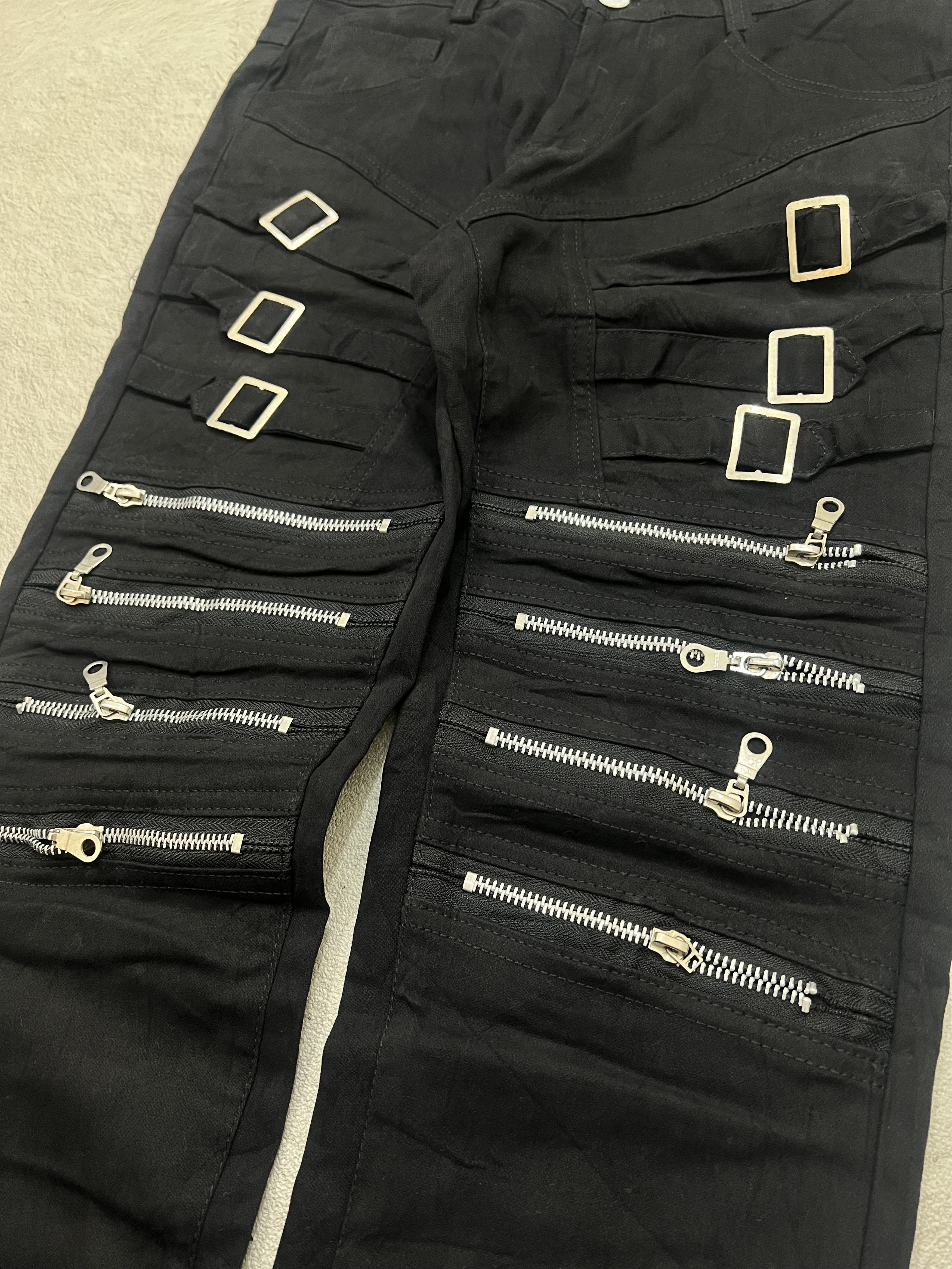 Japanese Brand 2000s Archival Hysteric Belt Zip Bondage Wax y2k Lgb Ifsix Size US 29 - 3 Thumbnail