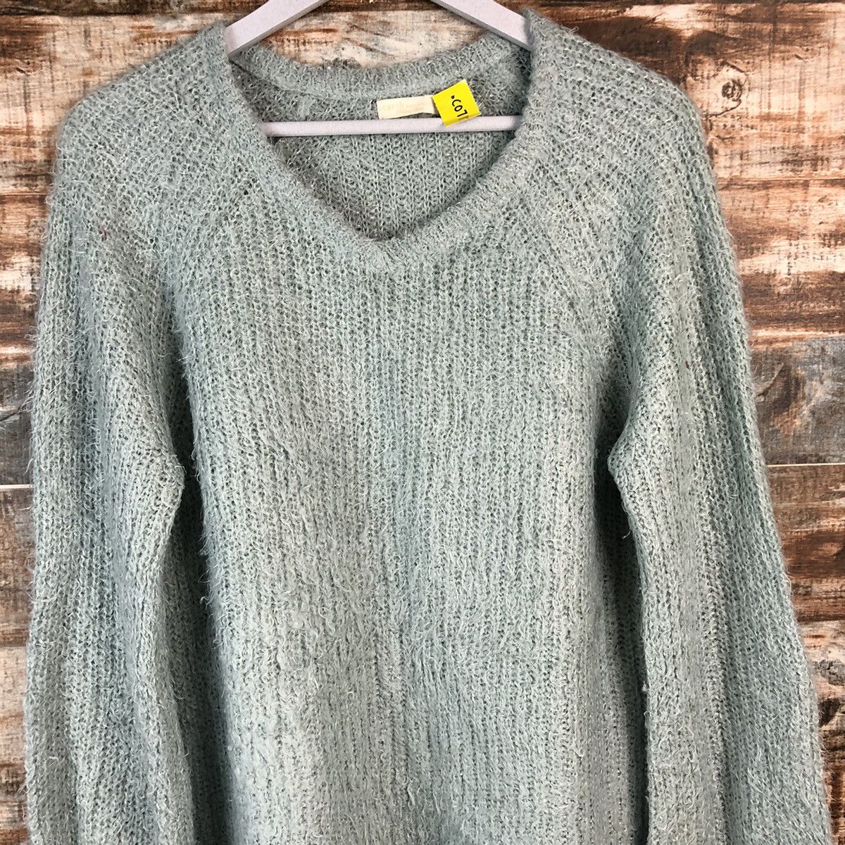 Homespun Knitwear × Japanese Brand DLL Earth Music & Econology Mint Knitwear #C071 Size M / US 6-8 / IT 42-44 - 5 Thumbnail